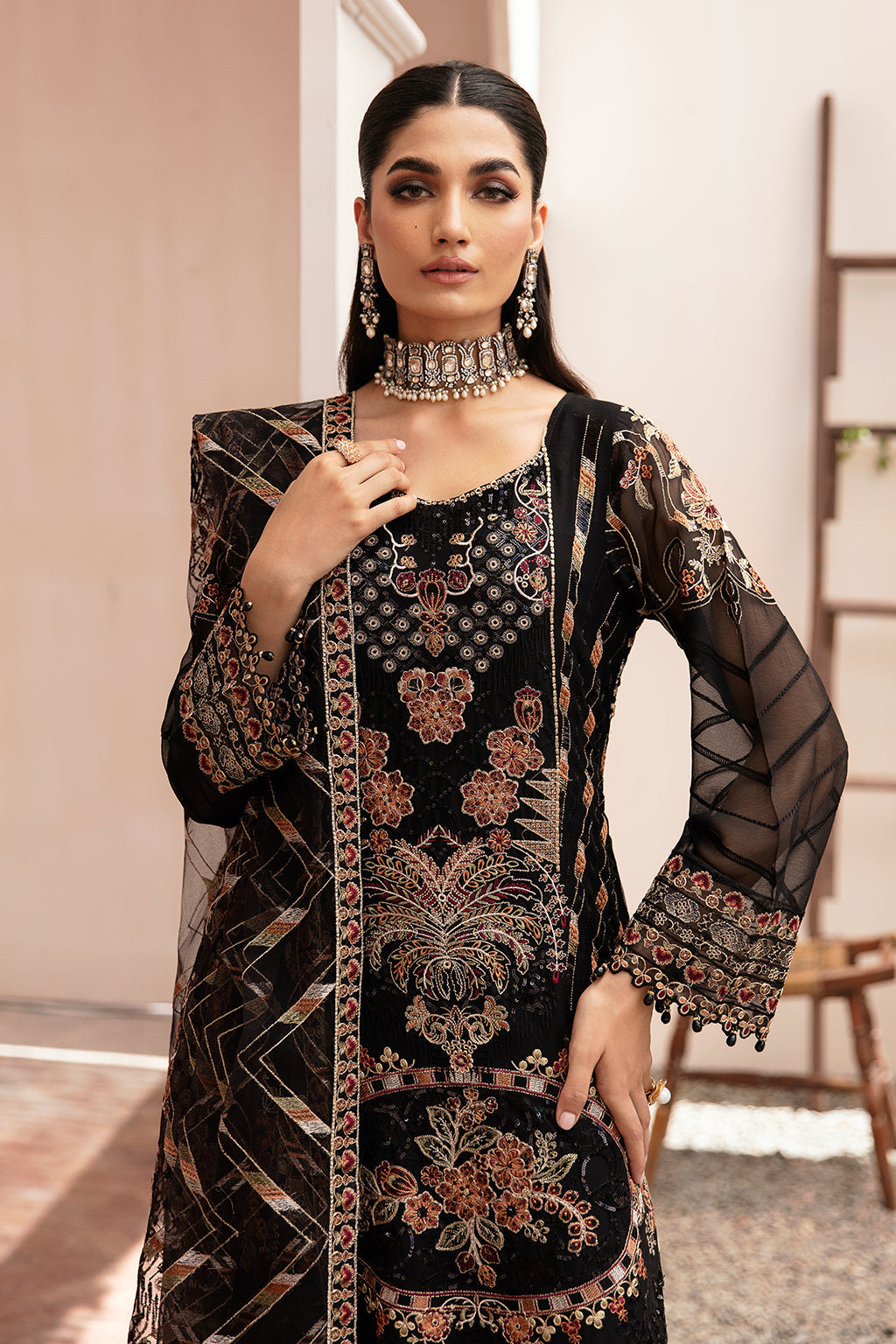 Ramsha | Weightless Chiffon 24 | K-205 by Ramsha - Designer Dress - Type: Ladies Clothes - Available at Libayah - 100% Original
