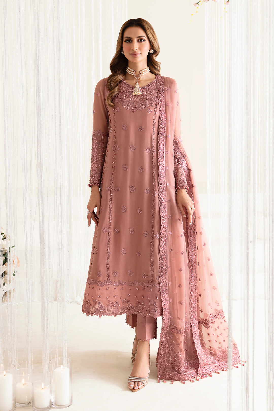 Alizeh | Reena Wedding Edits | AF-HM-4016-CRIMSON by Alizeh - Designer Dress - Type: Ladies Clothes - Available at Libayah - 100% Original