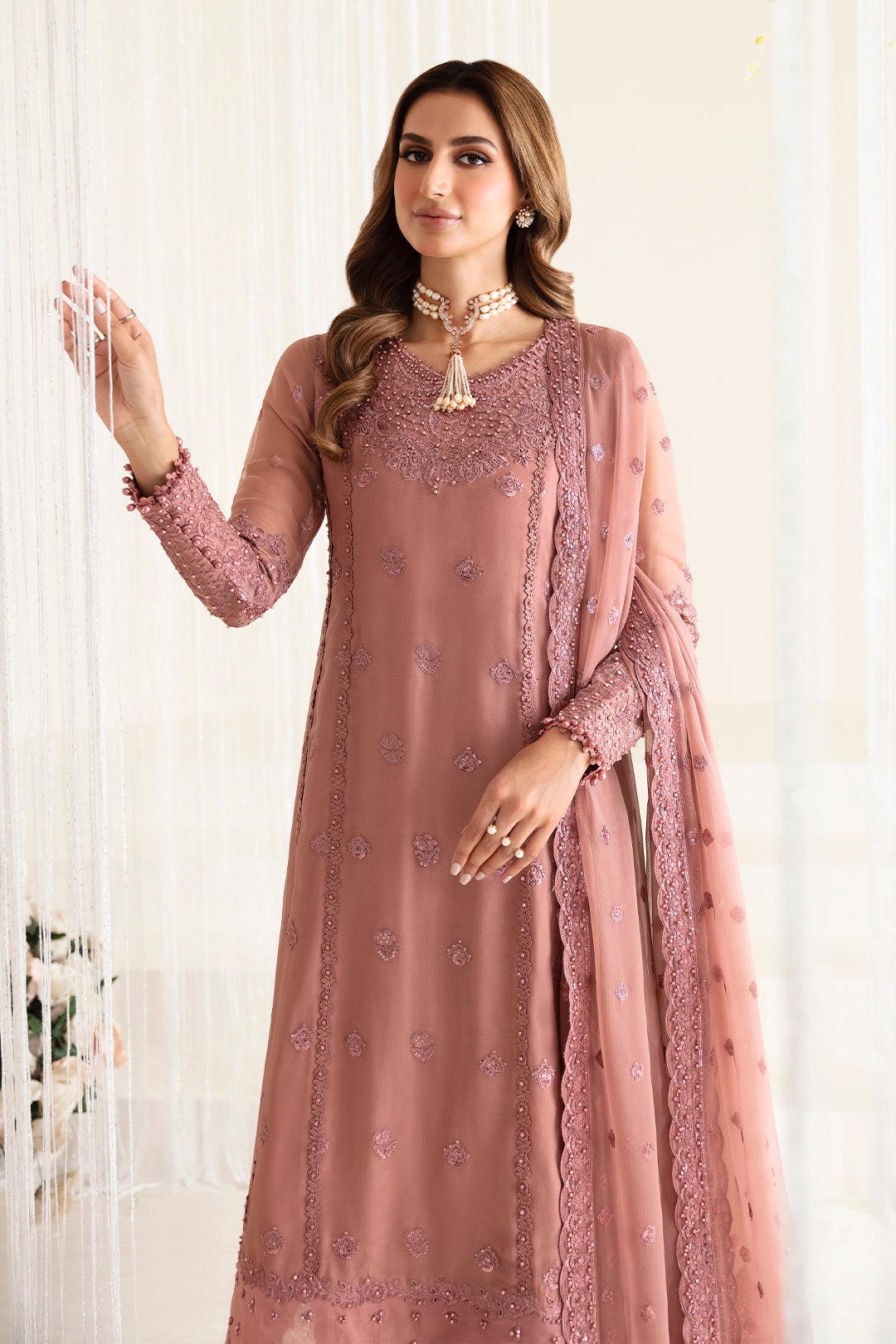Alizeh | Reena Wedding Edits | AF-HM-4016-CRIMSON by Alizeh - Designer Dress - Type: Ladies Clothes - Available at Libayah - 100% Original