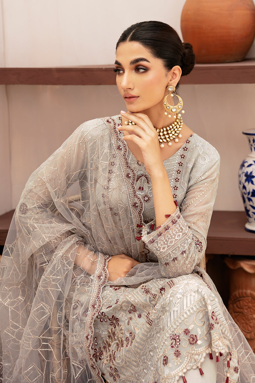 Ramsha | Weightless Chiffon 24 | K-208 by Ramsha - Designer Dress - Type: Ladies Clothes - Available at Libayah - 100% Original