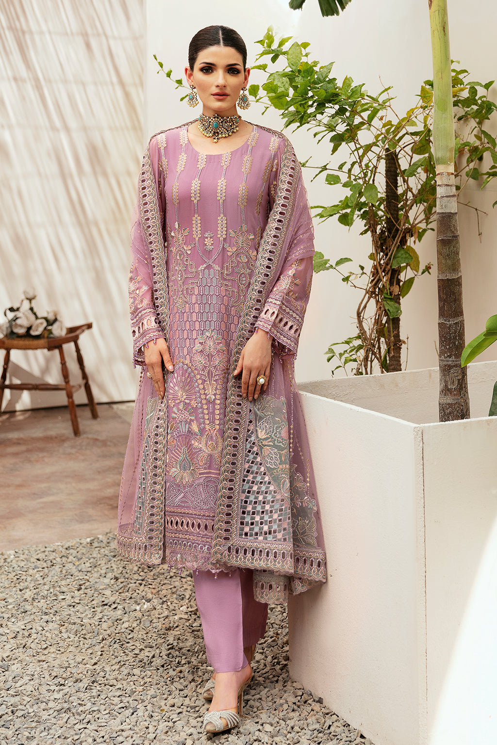 Ramsha | Weightless Chiffon 24 | K-204 by Ramsha - Designer Dress - Type: Ladies Clothes - Available at Libayah - 100% Original