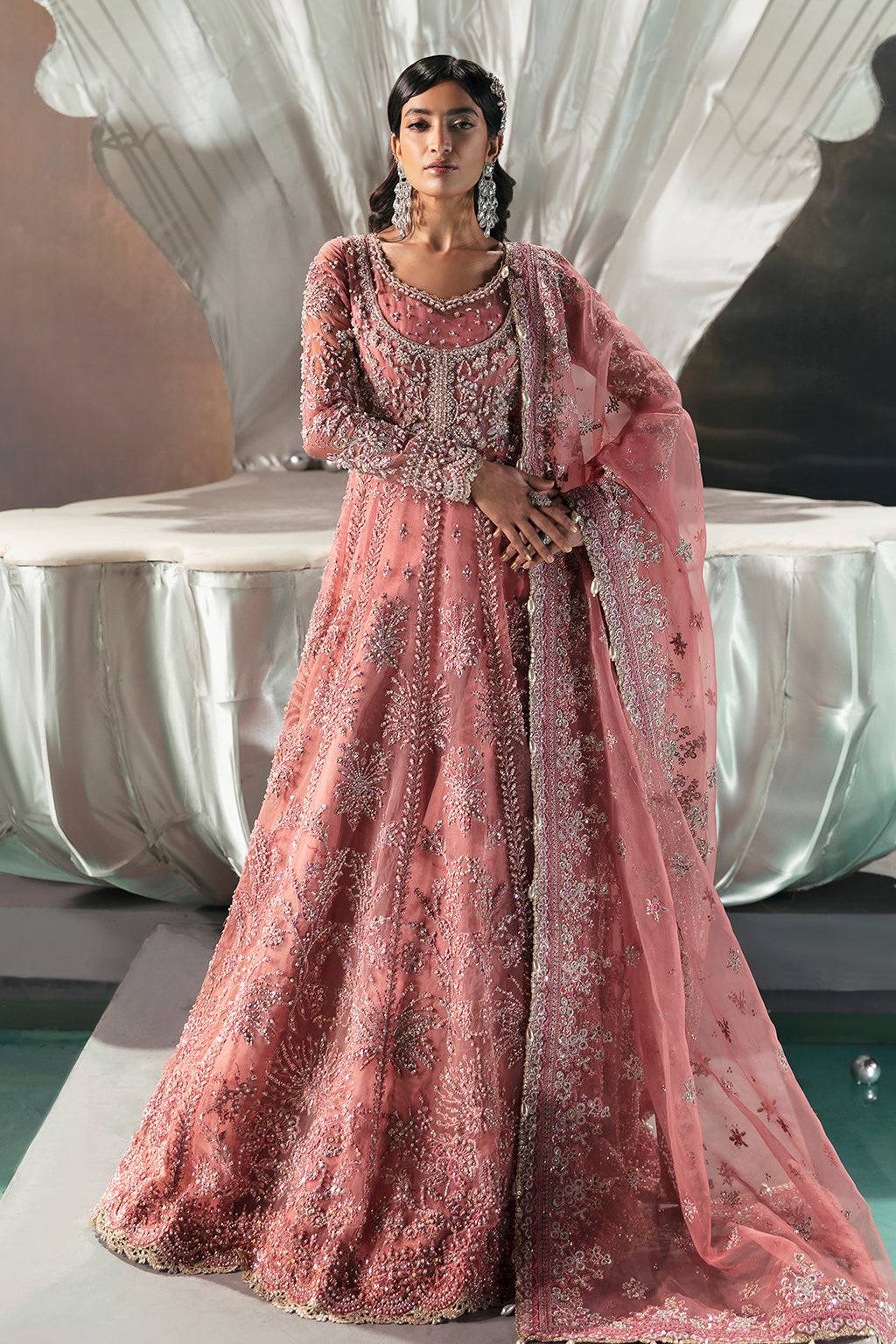 Afrozeh | Wild Flower Bloom Luxury Formals | Felicia by Afrozeh - Designer Dress  - Type : Ladies Clothes - Available at Libayah - 100% Original 