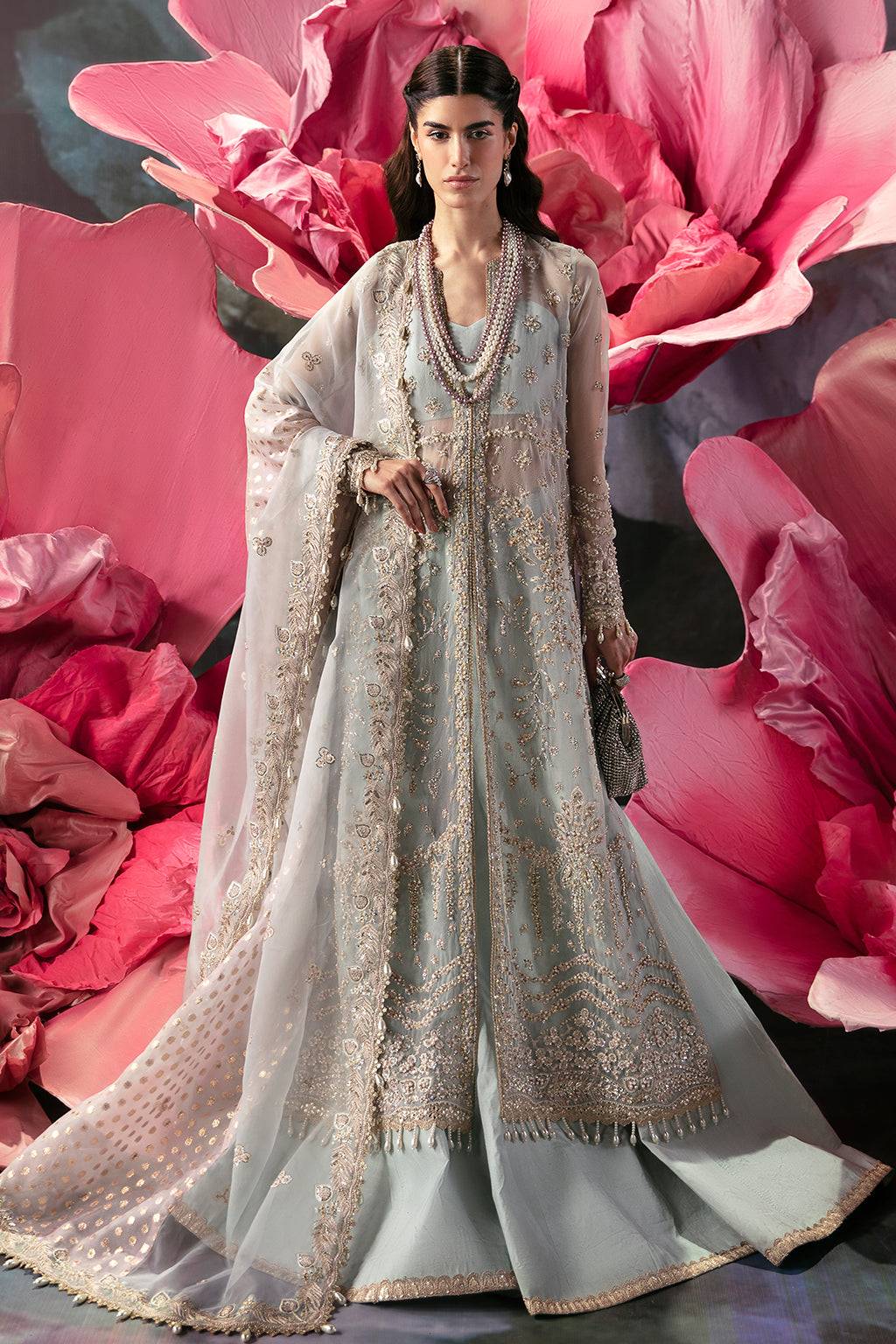 Afrozeh | Wild Flower Bloom Luxury Formals | Paola by Afrozeh - Designer Dress  - Type : Ladies Clothes - Available at Libayah - 100% Original 