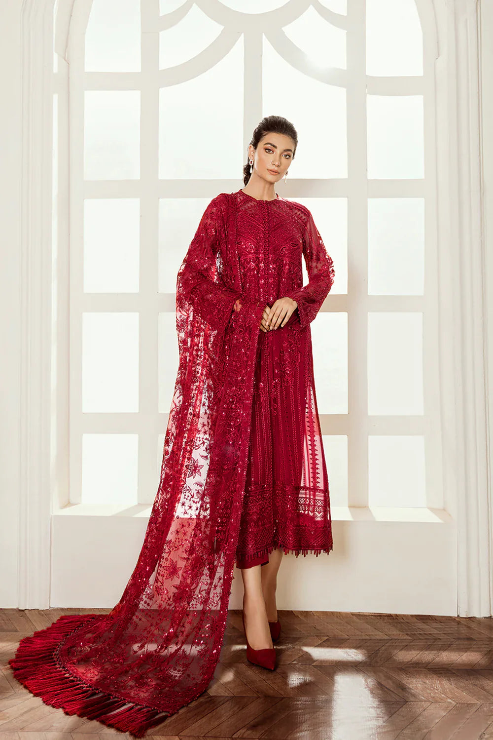 Baroque | Formals Collection | UF-37 by Baroque - Designer Dress - Type: Ladies Clothes - Available at Libayah - 100% Original