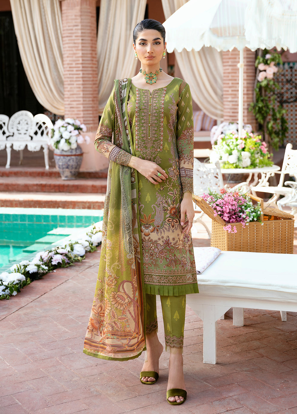 Gulaal | Summer Glow Lawn 24 | ALICIA (GL-L-24V3-04) by Gulaal - Designer Dress - Type: Ladies Clothes - Available at Libayah - 100% Original