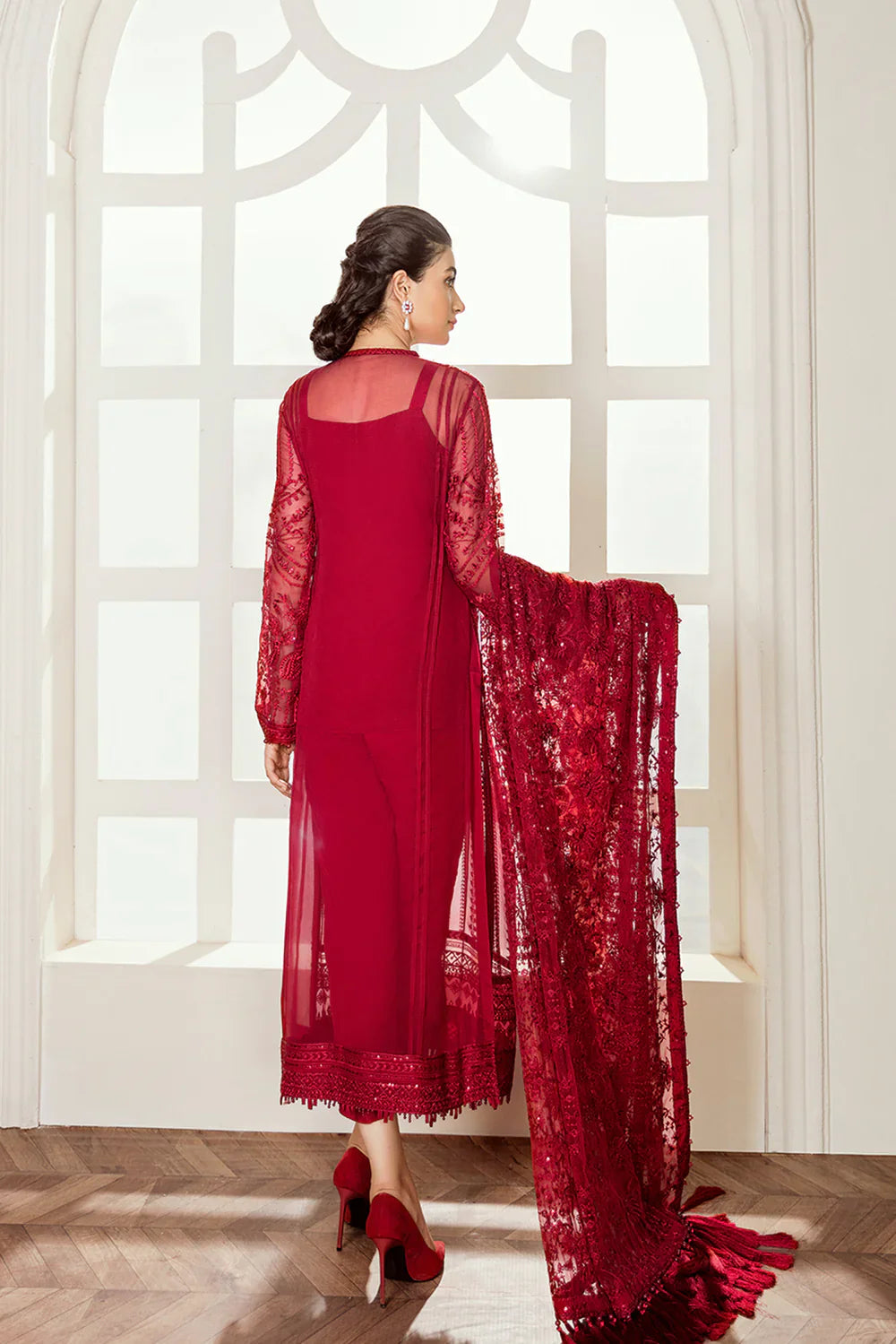 Baroque | Formals Collection | UF-37 by Baroque - Designer Dress - Type: Ladies Clothes - Available at Libayah - 100% Original
