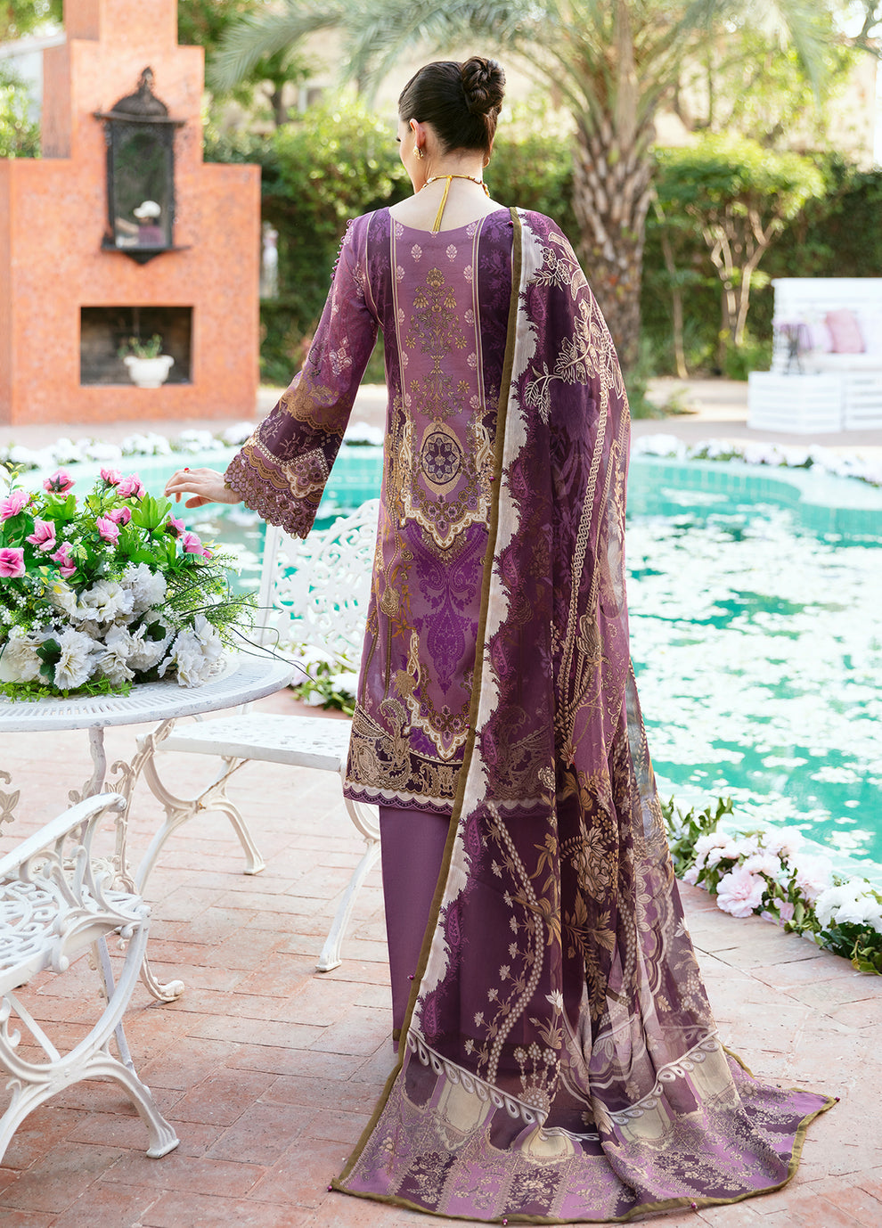 Gulaal | Summer Glow Lawn 24 | ESMERAY (GL-L-24V3-03) by Gulaal - Designer Dress - Type: Ladies Clothes - Available at Libayah - 100% Original