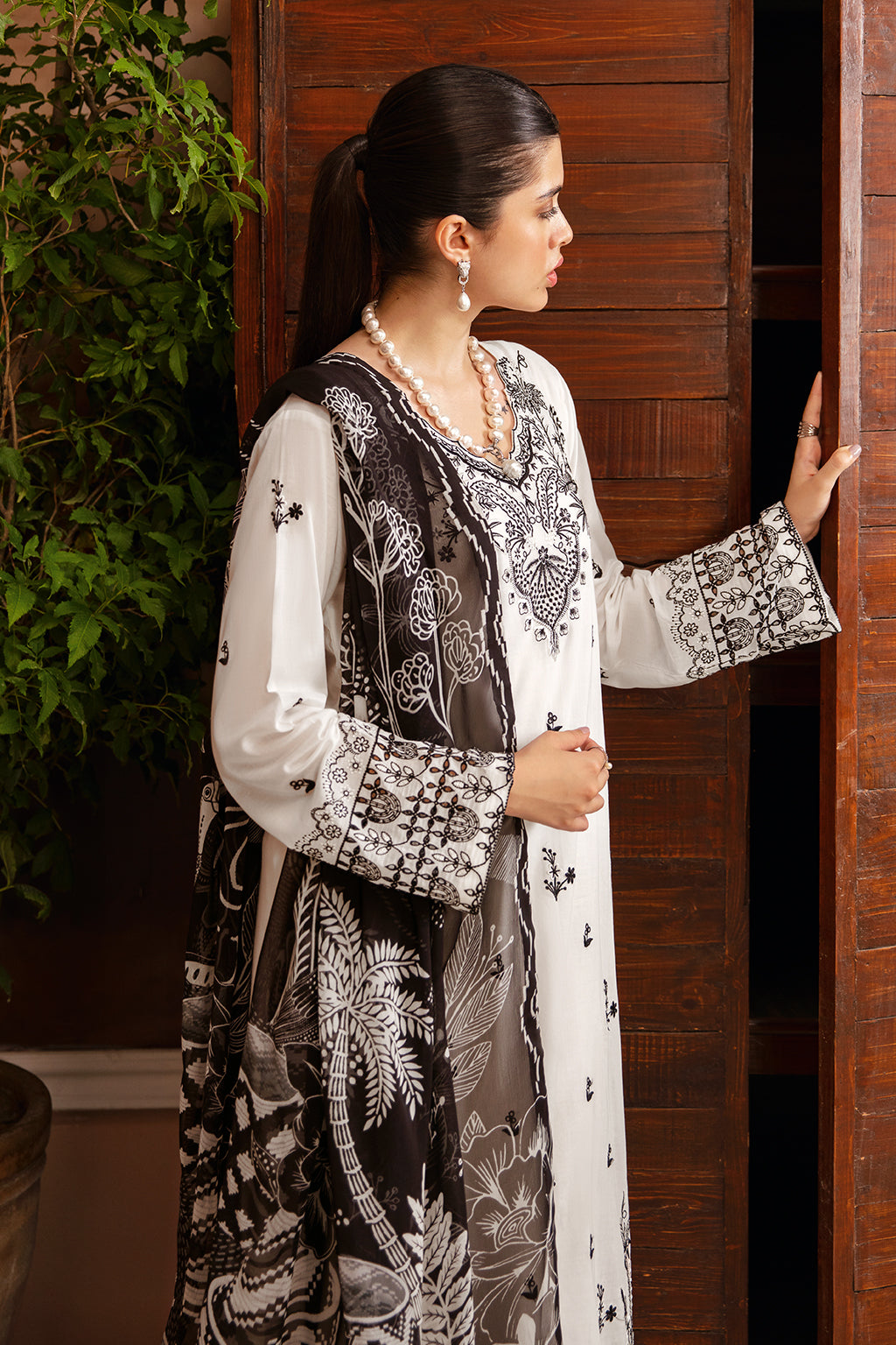 Afsanah | Essentials Lawn | DIVINE DREAM A-04 by Afsanah - Designer Dress - Type: Casuals - Available at Libayah - 100% Original