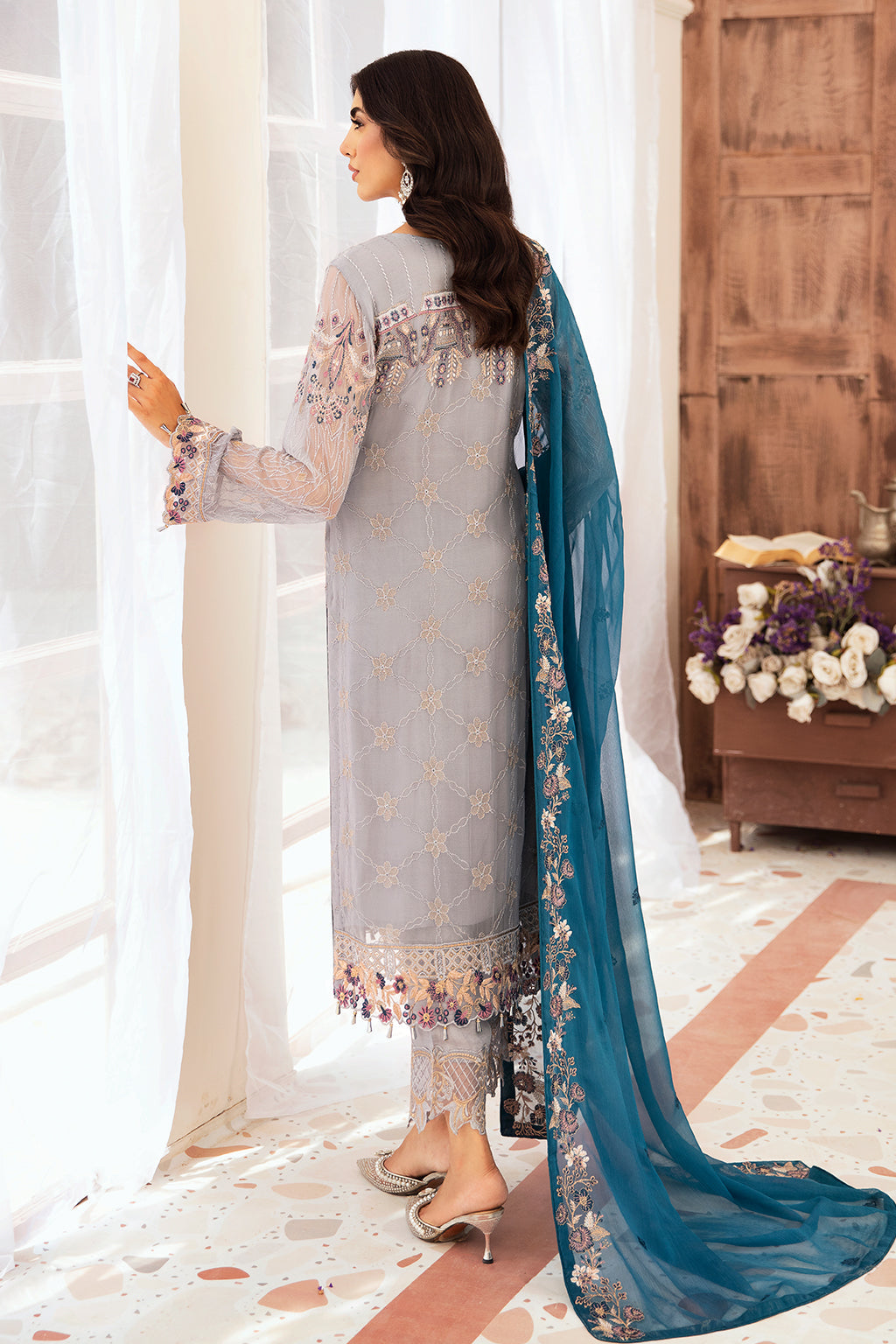 Ramsha | Weightless Chiffon 24 | F-2609 by Ramsha - Designer Dress - Type: Ladies Clothes - Available at Libayah - 100% Original