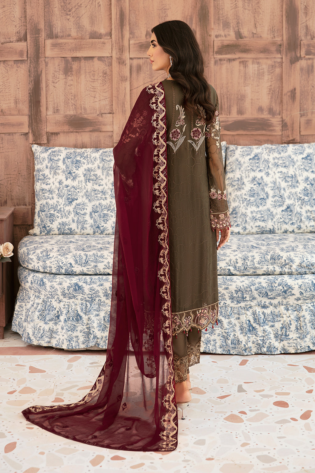 Ramsha | Weightless Chiffon 24 | F-2604 by Ramsha - Designer Dress - Type: Ladies Clothes - Available at Libayah - 100% Original