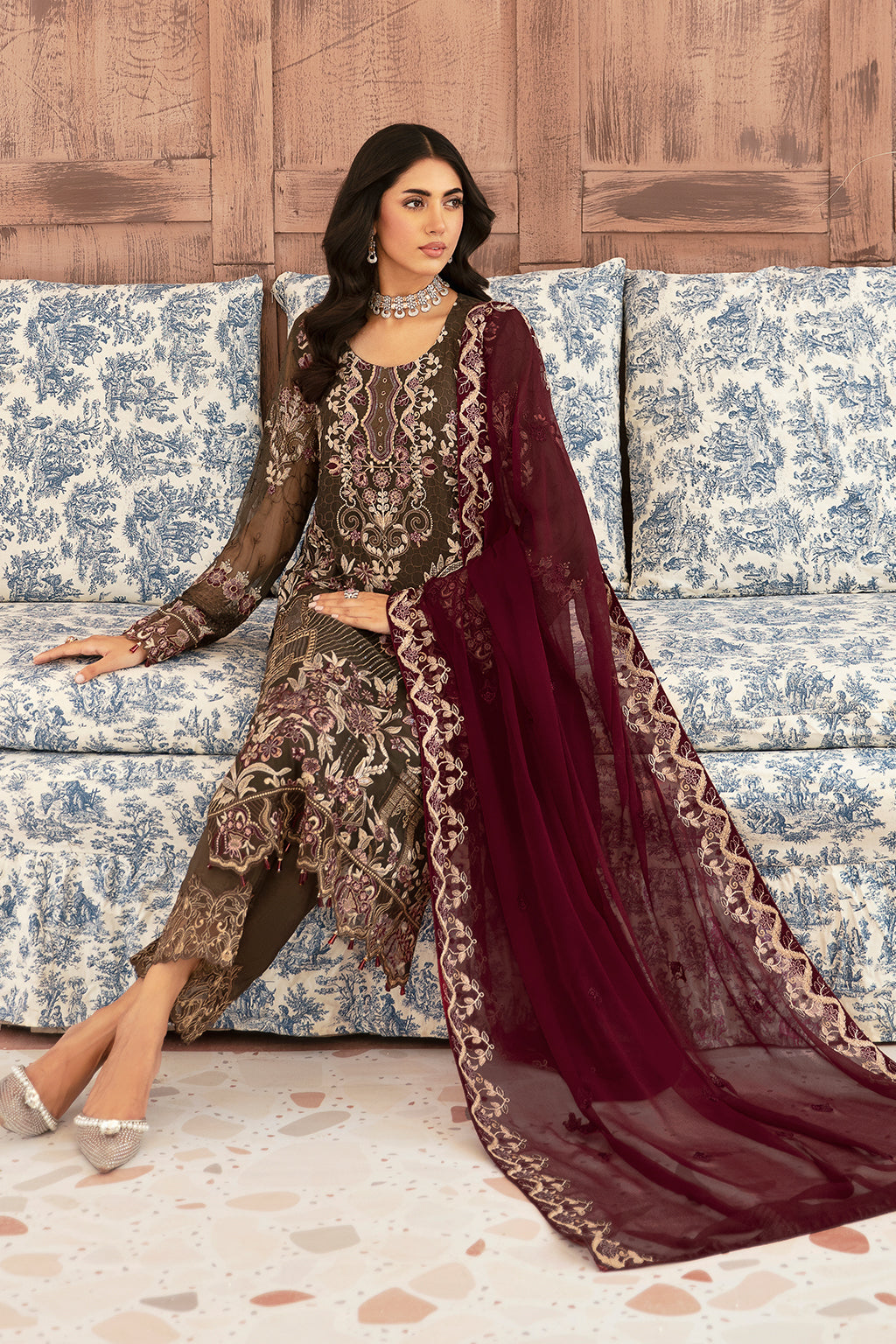 Ramsha | Ramsha Collection | F-2604 by Ramsha - Designer Dress  - Type : Ladies Clothes - Available at Libayah - 100% Original 