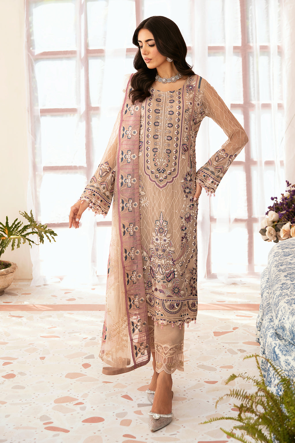 Ramsha | Weightless Chiffon 24 | F-2611 by Ramsha - Designer Dress - Type: Ladies Clothes - Available at Libayah - 100% Original