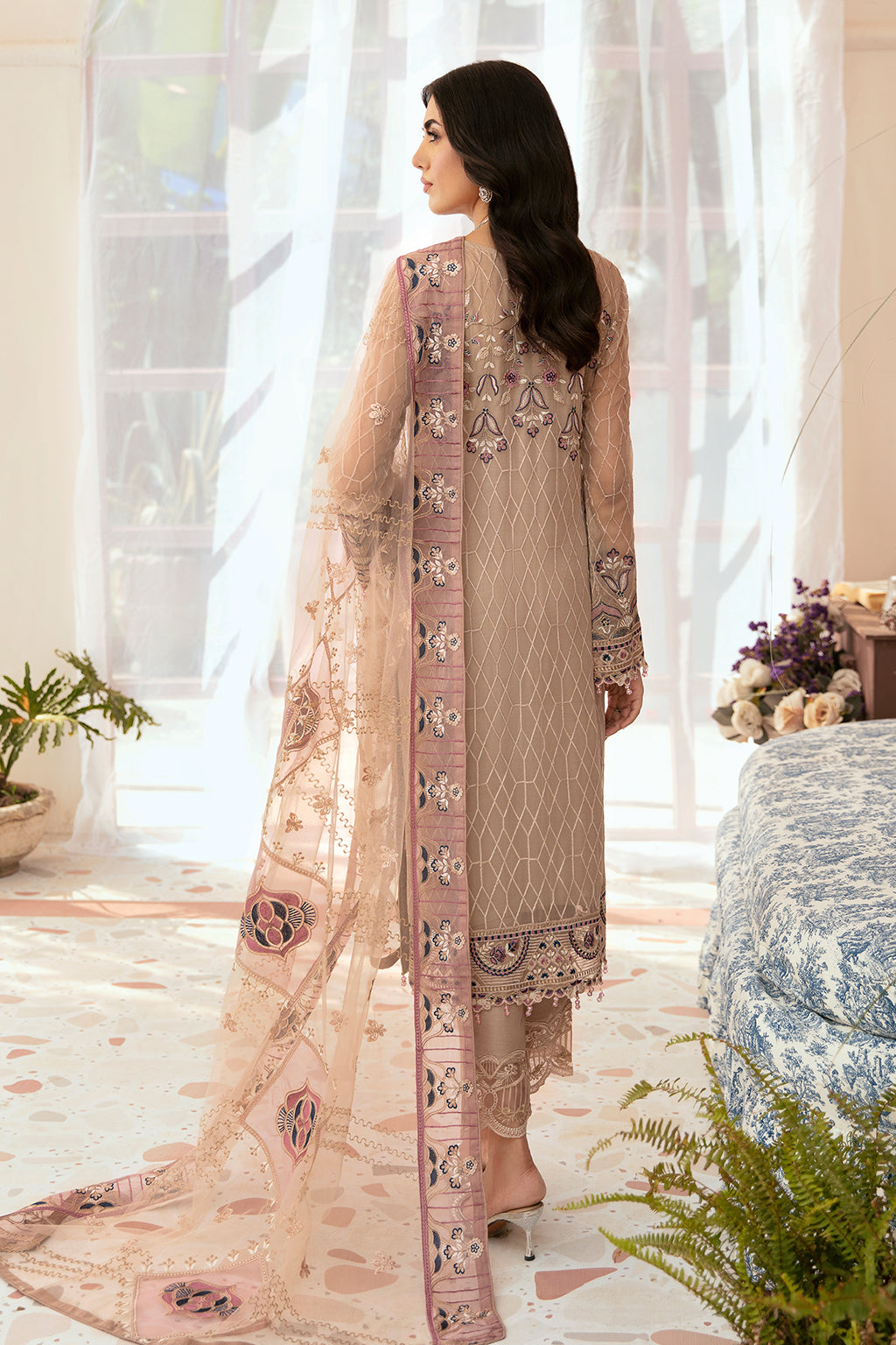 Ramsha | Weightless Chiffon 24 | F-2611 by Ramsha - Designer Dress - Type: Ladies Clothes - Available at Libayah - 100% Original