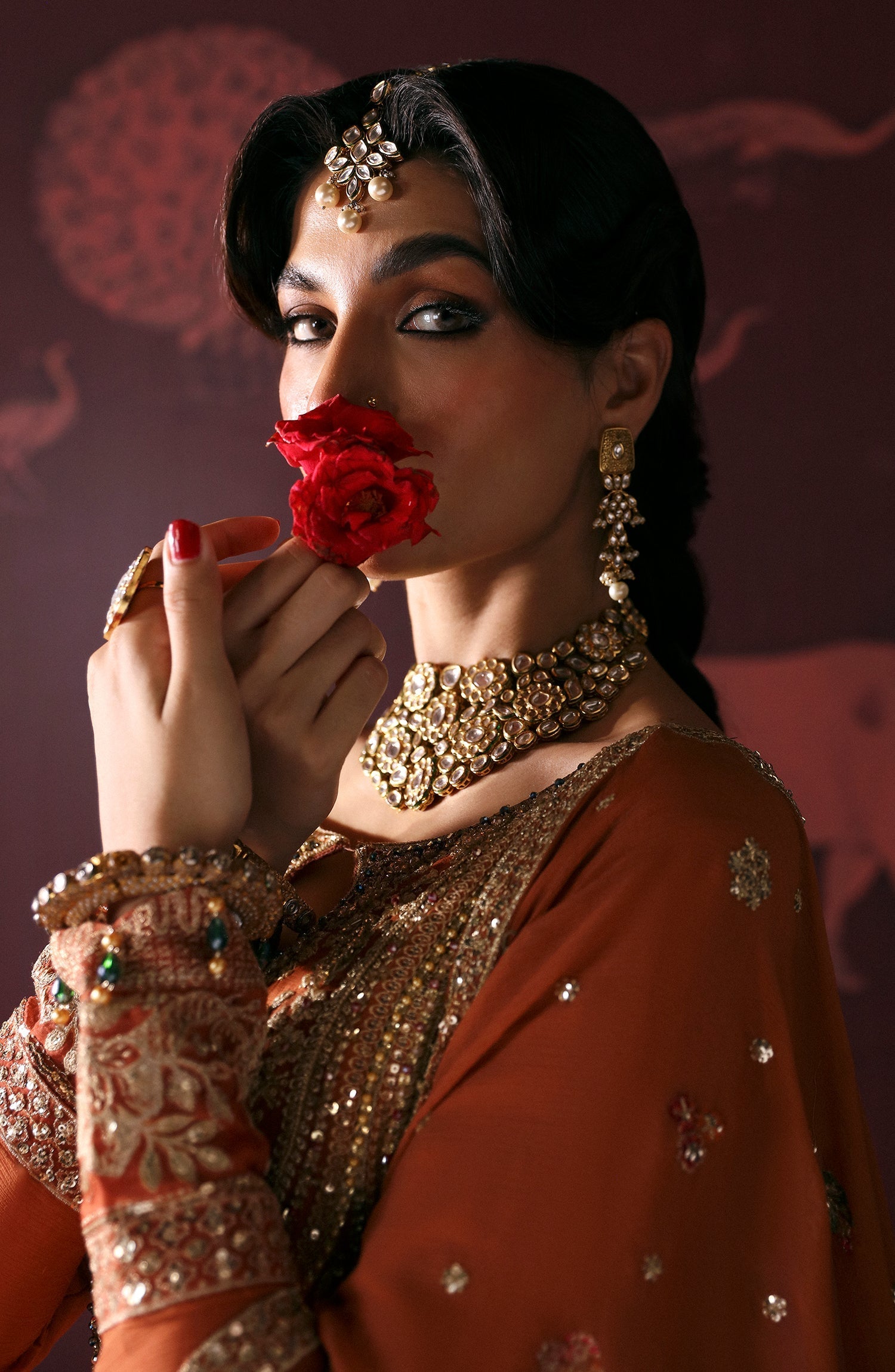 Emaan Adeel | Devdas Formals | LEELA by Emaan Adeel - Designer Dress - Type: Ladies Clothes - Available at Libayah - 100% Original