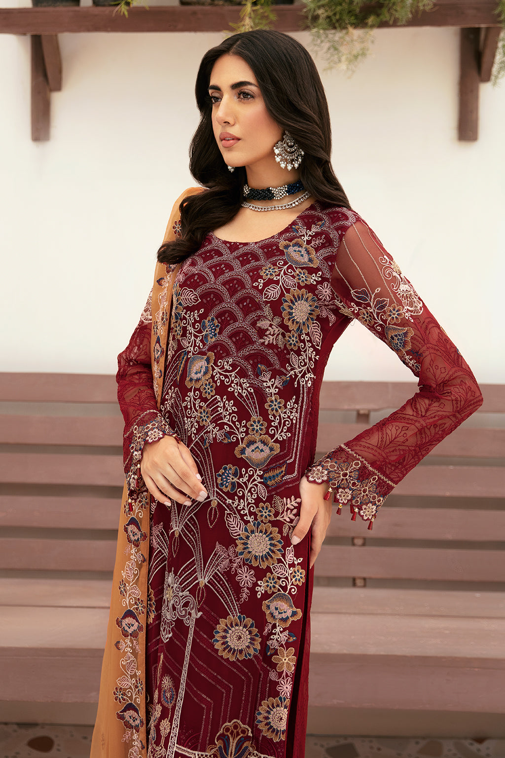 Ramsha | Weightless Chiffon 24 | F-2612 by Ramsha - Designer Dress - Type: Ladies Clothes - Available at Libayah - 100% Original