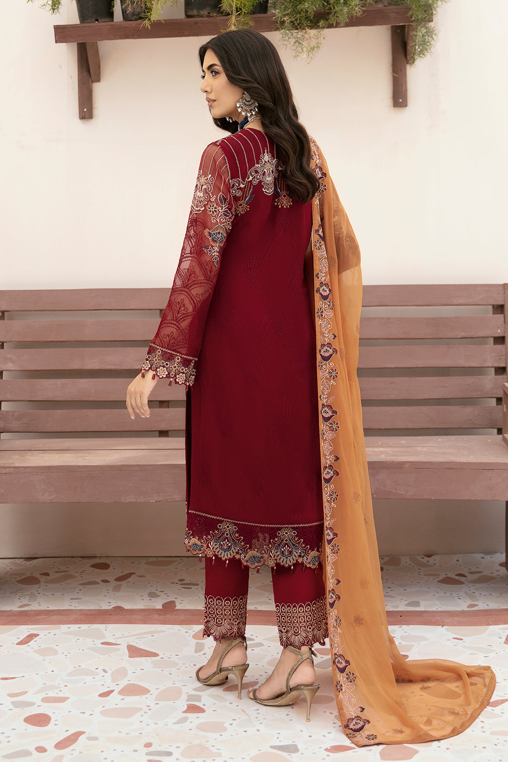 Ramsha | Weightless Chiffon 24 | F-2612 by Ramsha - Designer Dress - Type: Ladies Clothes - Available at Libayah - 100% Original