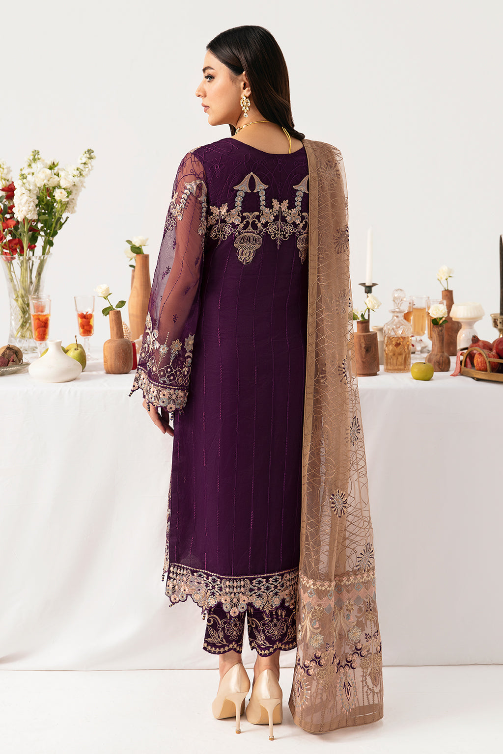 Ramsha | Minhal Organza Collection | M-1109 by Ramsha - Designer Dress - Type: Ladies Clothes - Available at Libayah - 100% Original