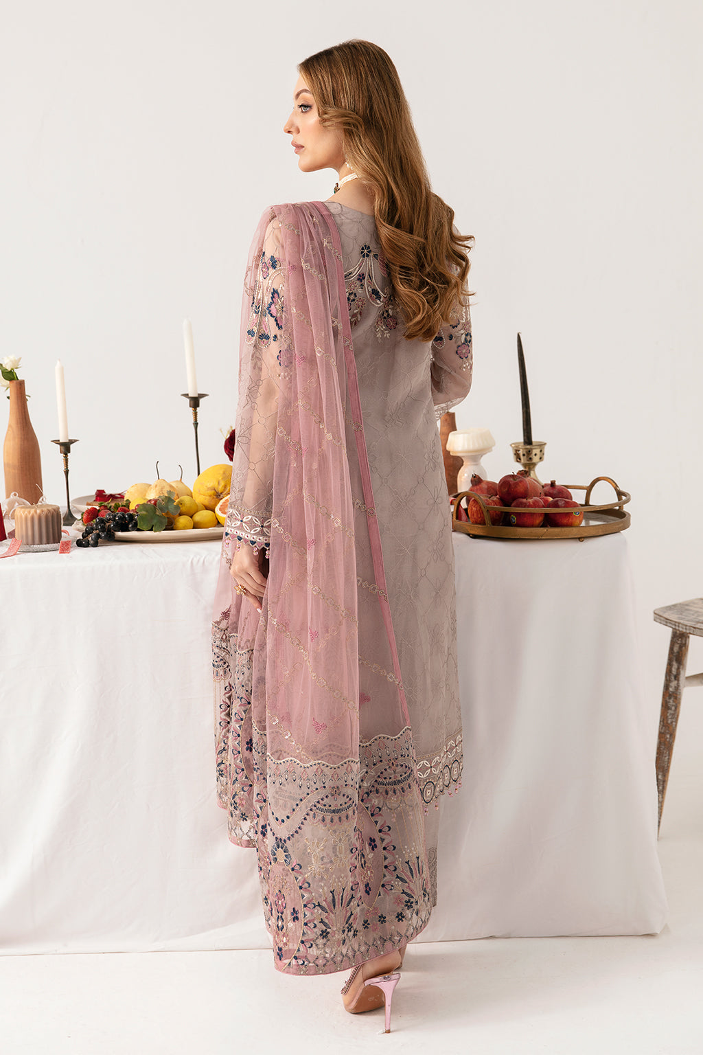 Ramsha | Minhal Organza Collection | M-1110 by Ramsha - Designer Dress - Type: Ladies Clothes - Available at Libayah - 100% Original