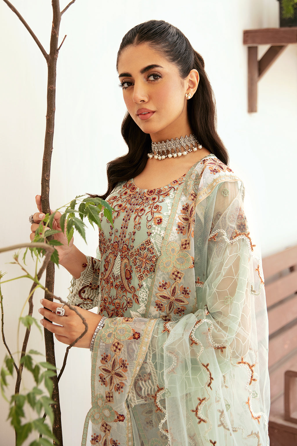 Ramsha | Weightless Chiffon 24 | F-2607 by Ramsha - Designer Dress - Type: Ladies Clothes - Available at Libayah - 100% Original