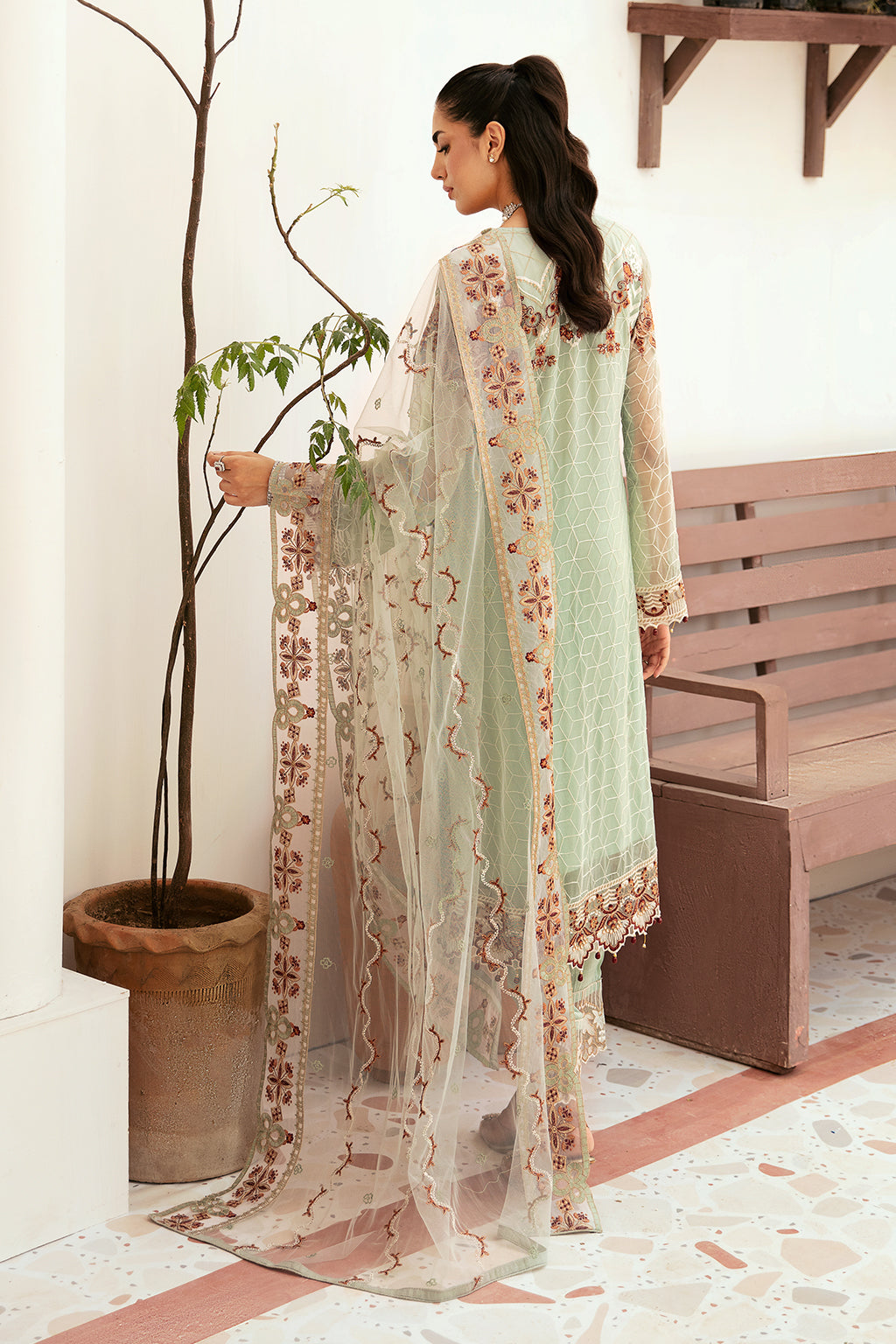 Ramsha | Weightless Chiffon 24 | F-2607 by Ramsha - Designer Dress - Type: Ladies Clothes - Available at Libayah - 100% Original