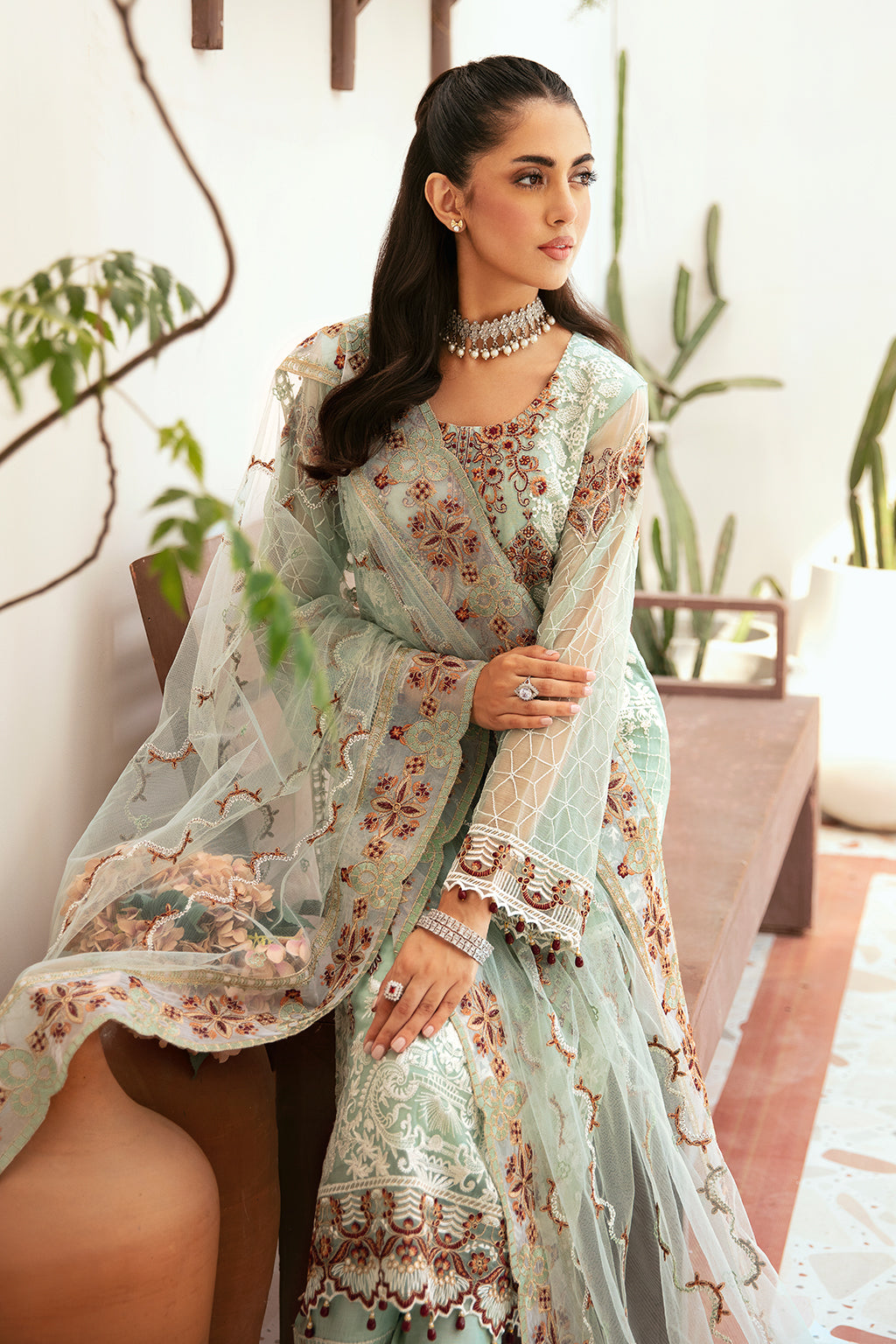Ramsha | Weightless Chiffon 24 | F-2607 by Ramsha - Designer Dress - Type: Ladies Clothes - Available at Libayah - 100% Original