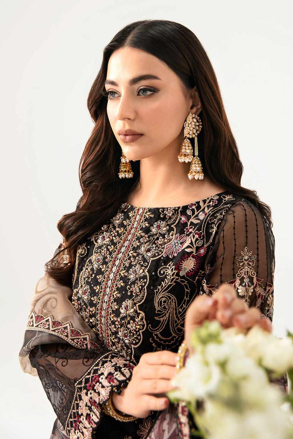 Ramsha | Minhal Organza Collection | M-1105 by Ramsha - Designer Dress - Type: Ladies Clothes - Available at Libayah - 100% Original