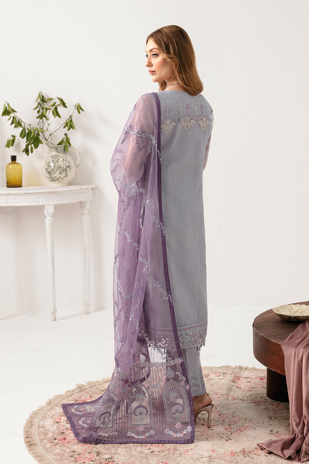 Ramsha | Minhal Organza Collection | M-1104 by Ramsha - Designer Dress - Type: Ladies Clothes - Available at Libayah - 100% Original