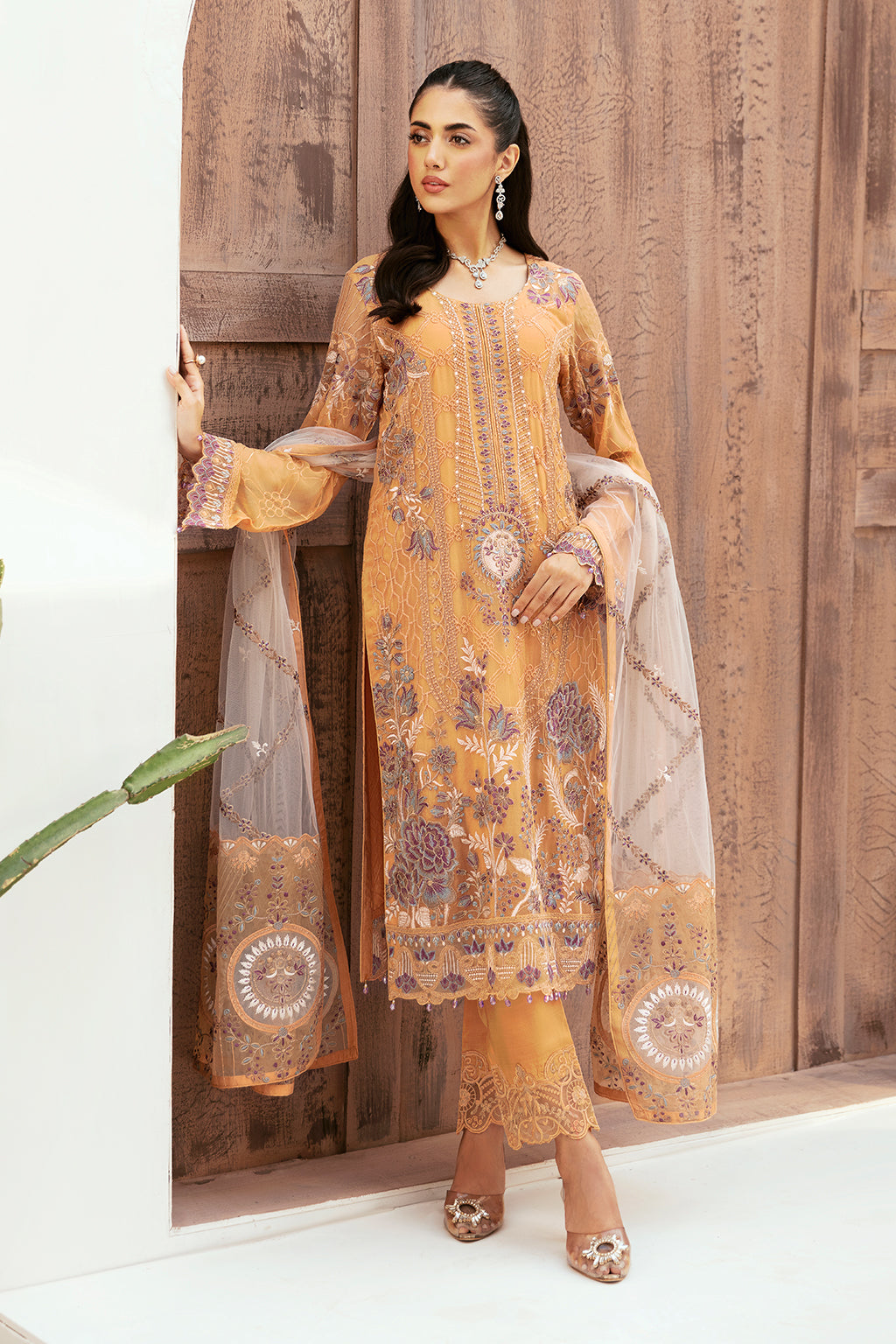 Ramsha | Weightless Chiffon 24 | F-2603 by Ramsha - Designer Dress - Type: Ladies Clothes - Available at Libayah - 100% Original