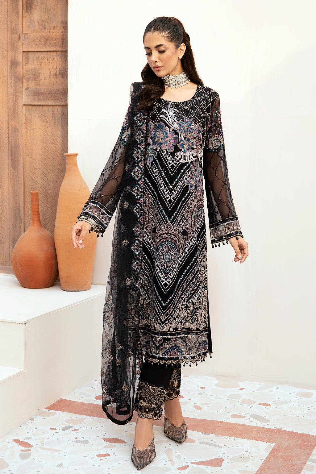 Ramsha | Weightless Chiffon 24 | F-2606 by Ramsha - Designer Dress - Type: Ladies Clothes - Available at Libayah - 100% Original
