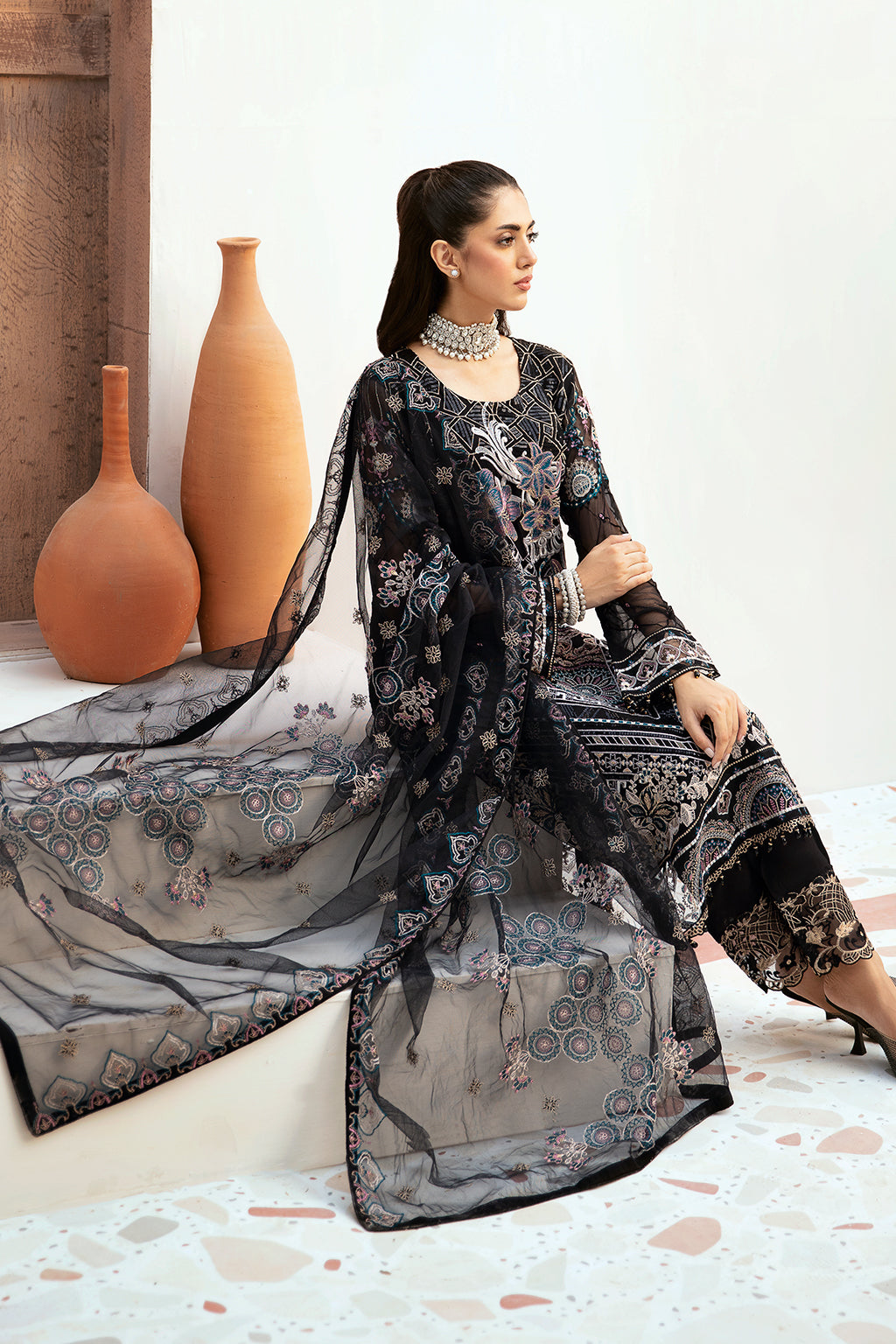 Ramsha | Weightless Chiffon 24 | F-2606 by Ramsha - Designer Dress - Type: Ladies Clothes - Available at Libayah - 100% Original