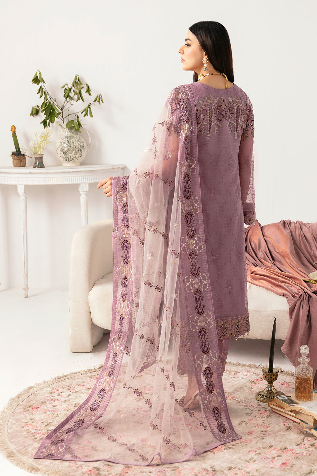 Ramsha | Minhal Organza Collection | M-1107 by Ramsha - Designer Dress - Type: Ladies Clothes - Available at Libayah - 100% Original