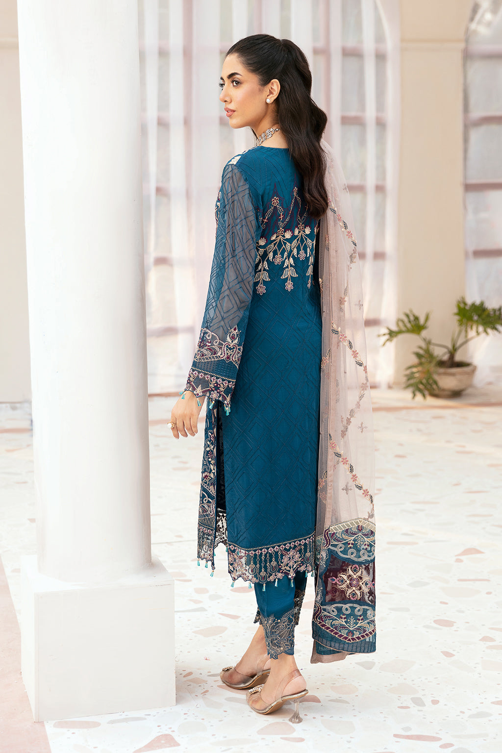 Ramsha | Weightless Chiffon 24 | F-2602 by Ramsha - Designer Dress - Type: Ladies Clothes - Available at Libayah - 100% Original