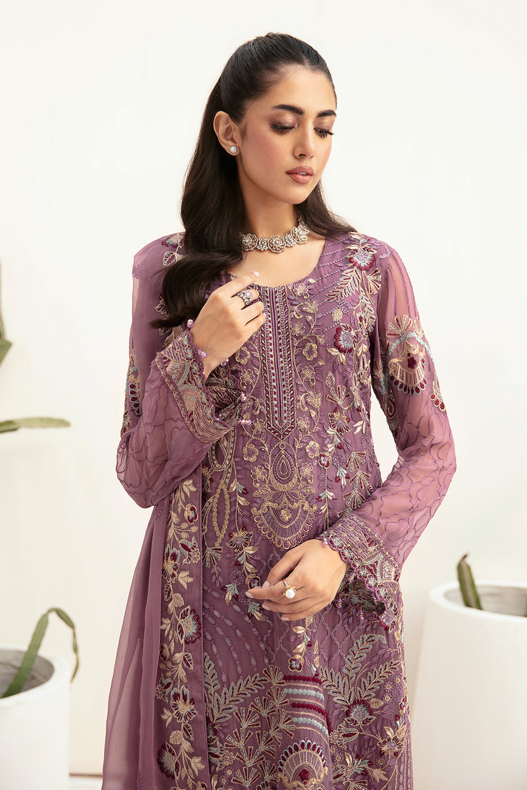 Ramsha | Weightless Chiffon 24 | F-2610 by Ramsha - Designer Dress - Type: Ladies Clothes - Available at Libayah - 100% Original