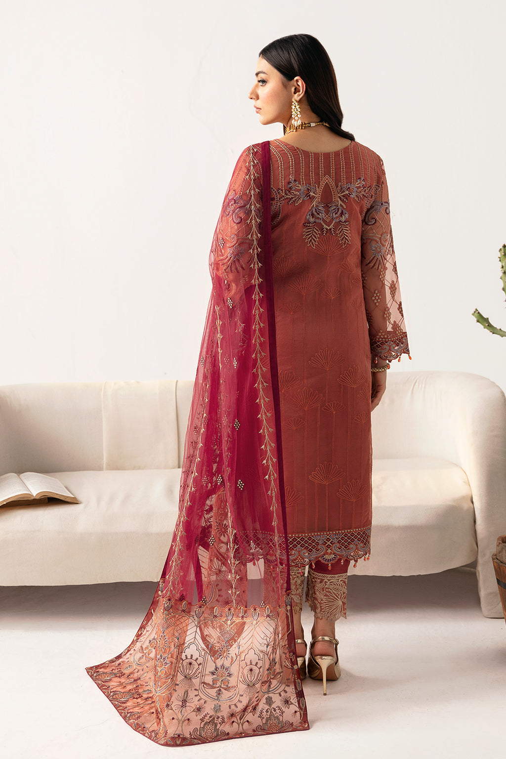 Ramsha | Minhal Organza Collection | M-1103 by Ramsha - Designer Dress - Type: Ladies Clothes - Available at Libayah - 100% Original