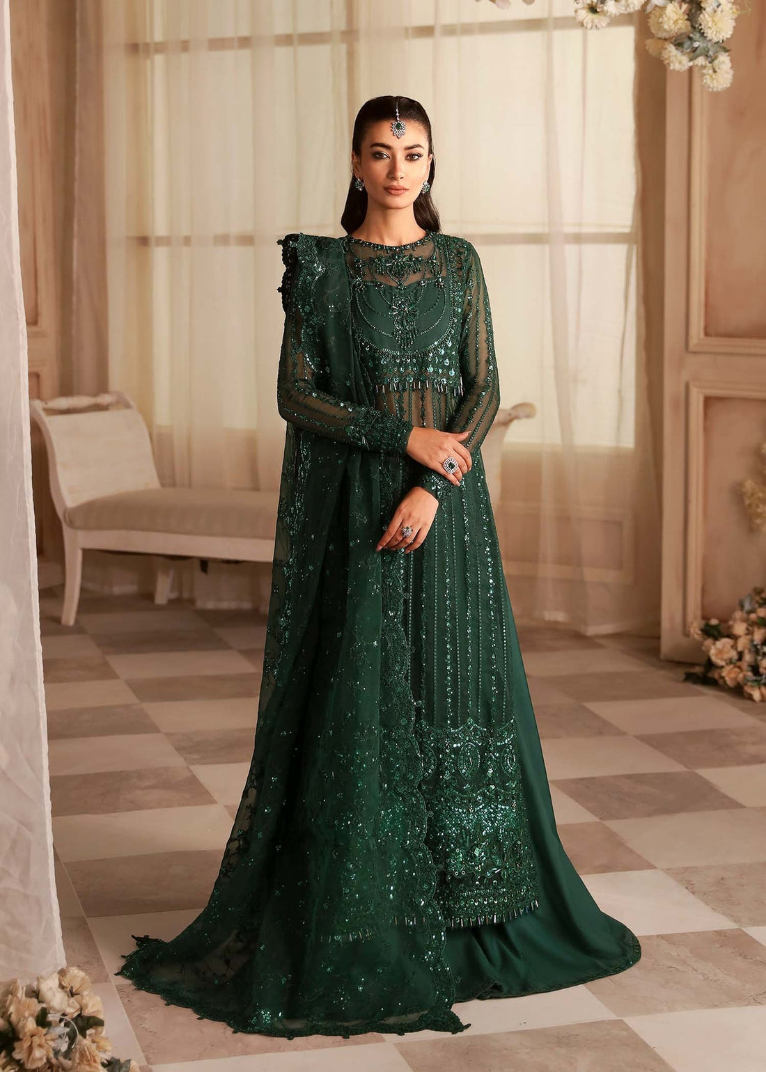 Akbar Aslam | Aleia Luxury Formals | Emeraude by Akbar Aslam - Designer Dress - Type: Bridal - Available at Libayah - 100% Original