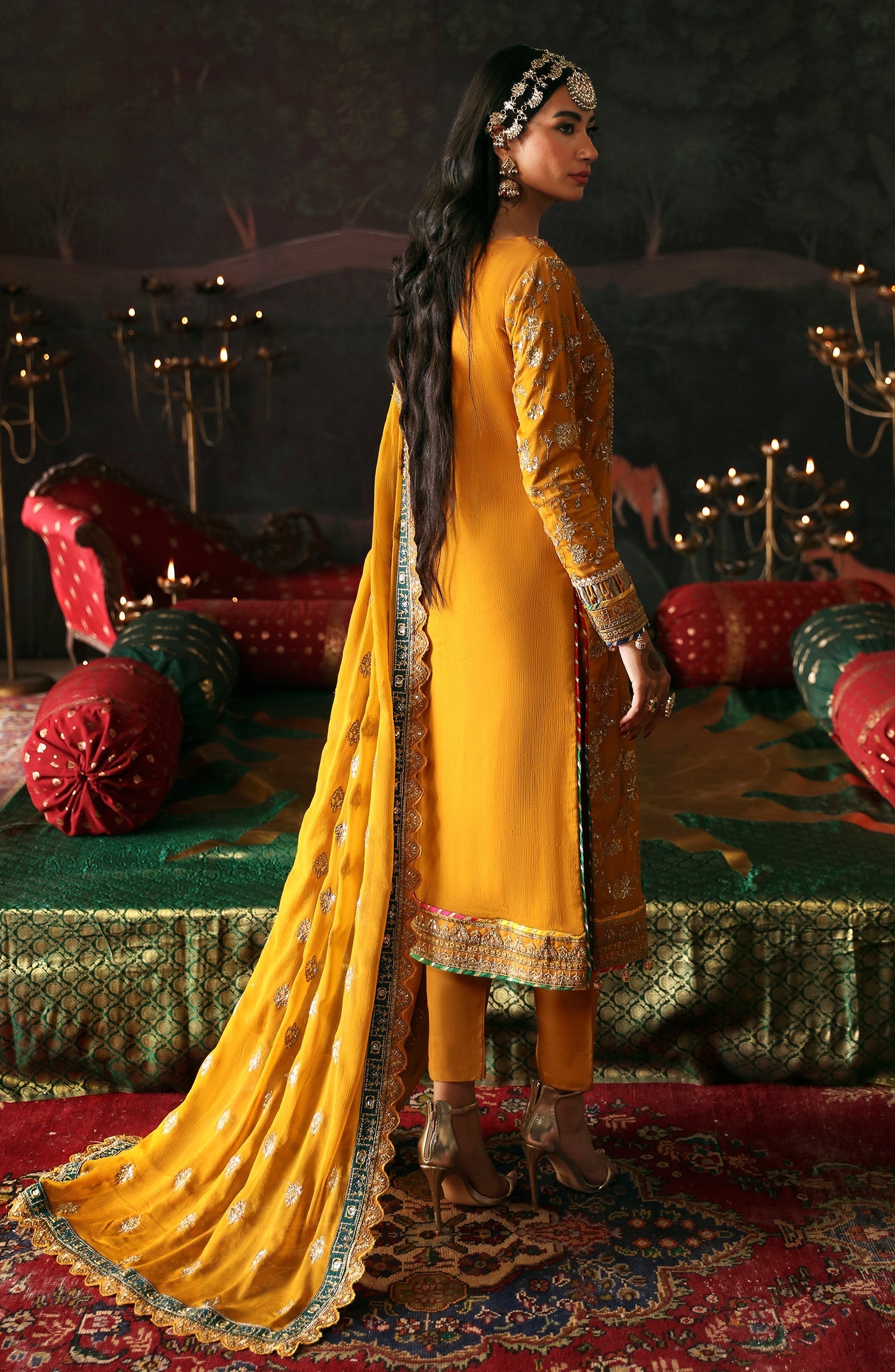 Emaan Adeel | Devdas Formals | ROSHAN JAHAN by Emaan Adeel - Designer Dress - Type: Ladies Clothes - Available at Libayah - 100% Original