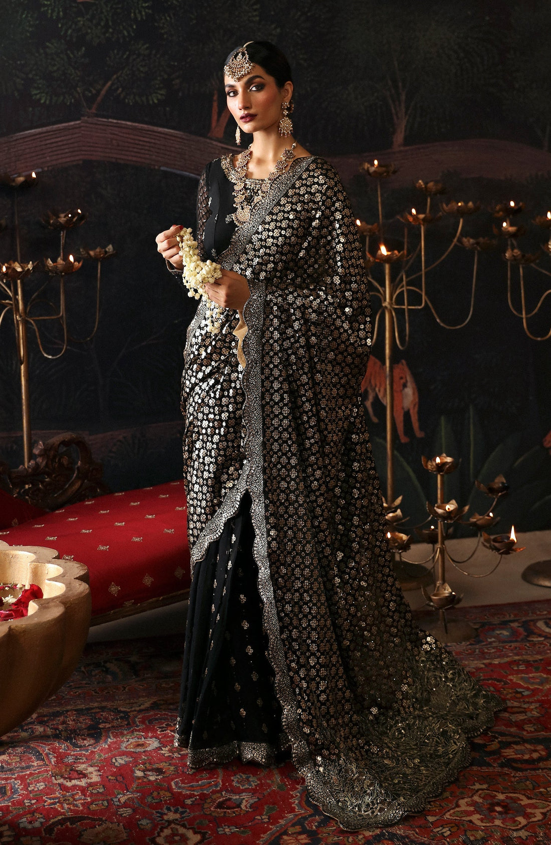 Emaan Adeel | Devdas Formals | ZEBA by Emaan Adeel - Designer Dress - Type: Ladies Clothes - Available at Libayah - 100% Original