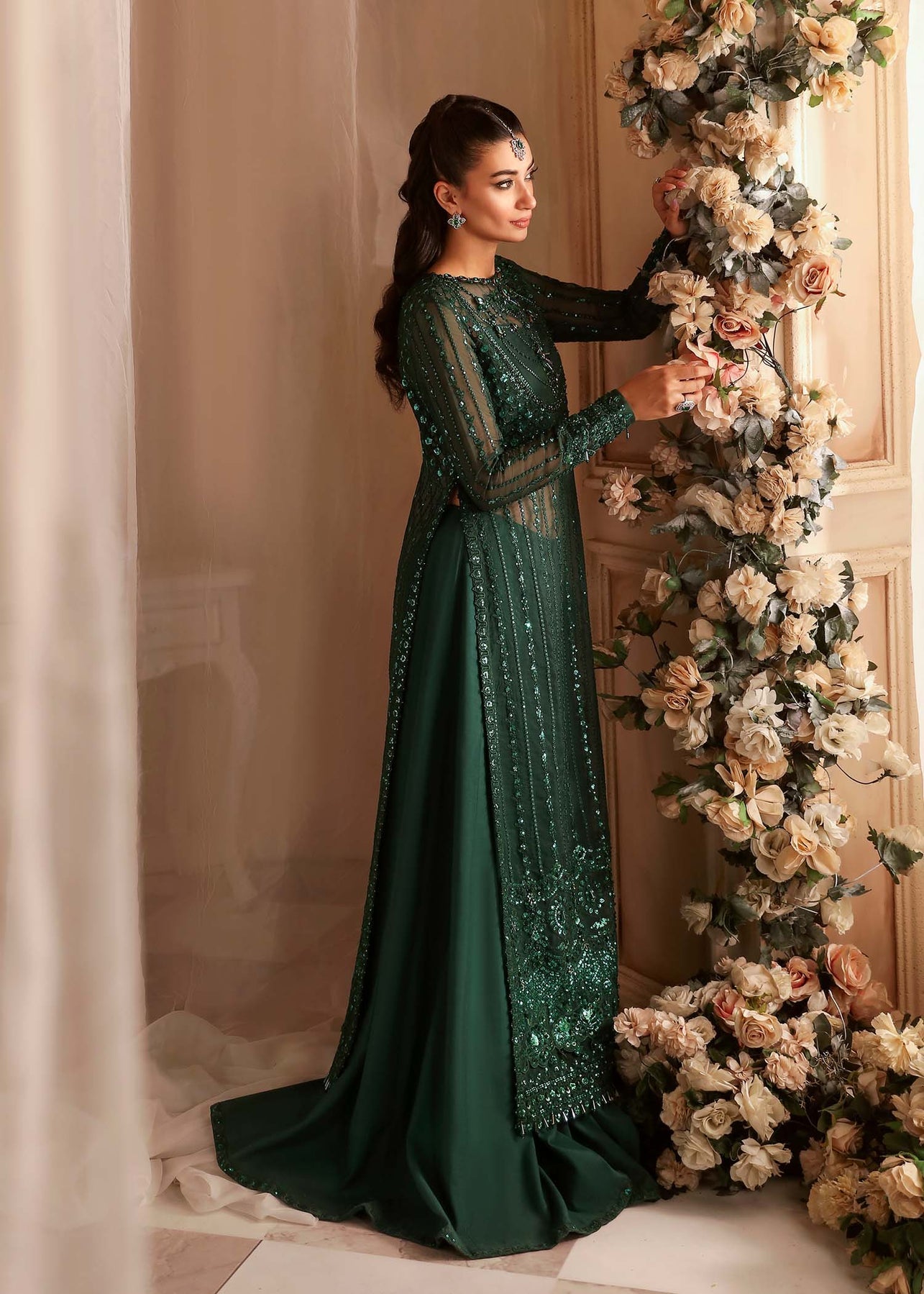 Akbar Aslam | Aleia Luxury Formals | Emeraude by Akbar Aslam - Designer Dress - Type: Bridal - Available at Libayah - 100% Original