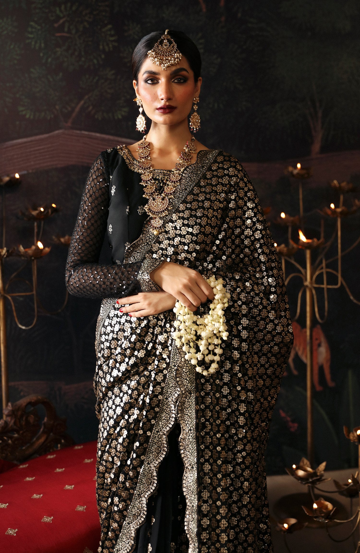 Emaan Adeel | Devdas Formals | ZEBA by Emaan Adeel - Designer Dress - Type: Ladies Clothes - Available at Libayah - 100% Original