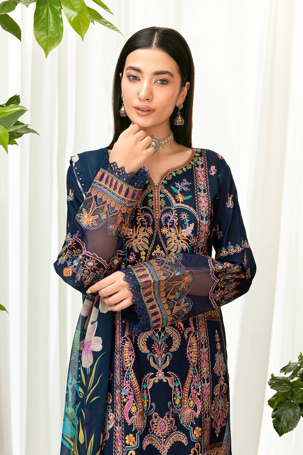 Ramsha | Luxury Lawn 24 | L-802 by Ramsha - Designer Dress - Type: Ladies Clothes - Available at Libayah - 100% Original