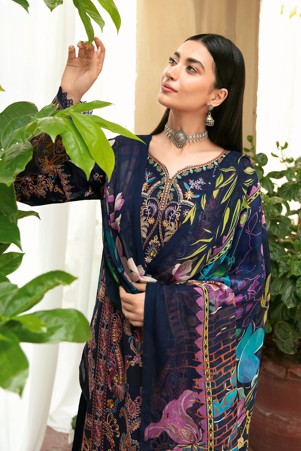 Ramsha | Luxury Lawn 24 | L-802 by Ramsha - Designer Dress - Type: Ladies Clothes - Available at Libayah - 100% Original