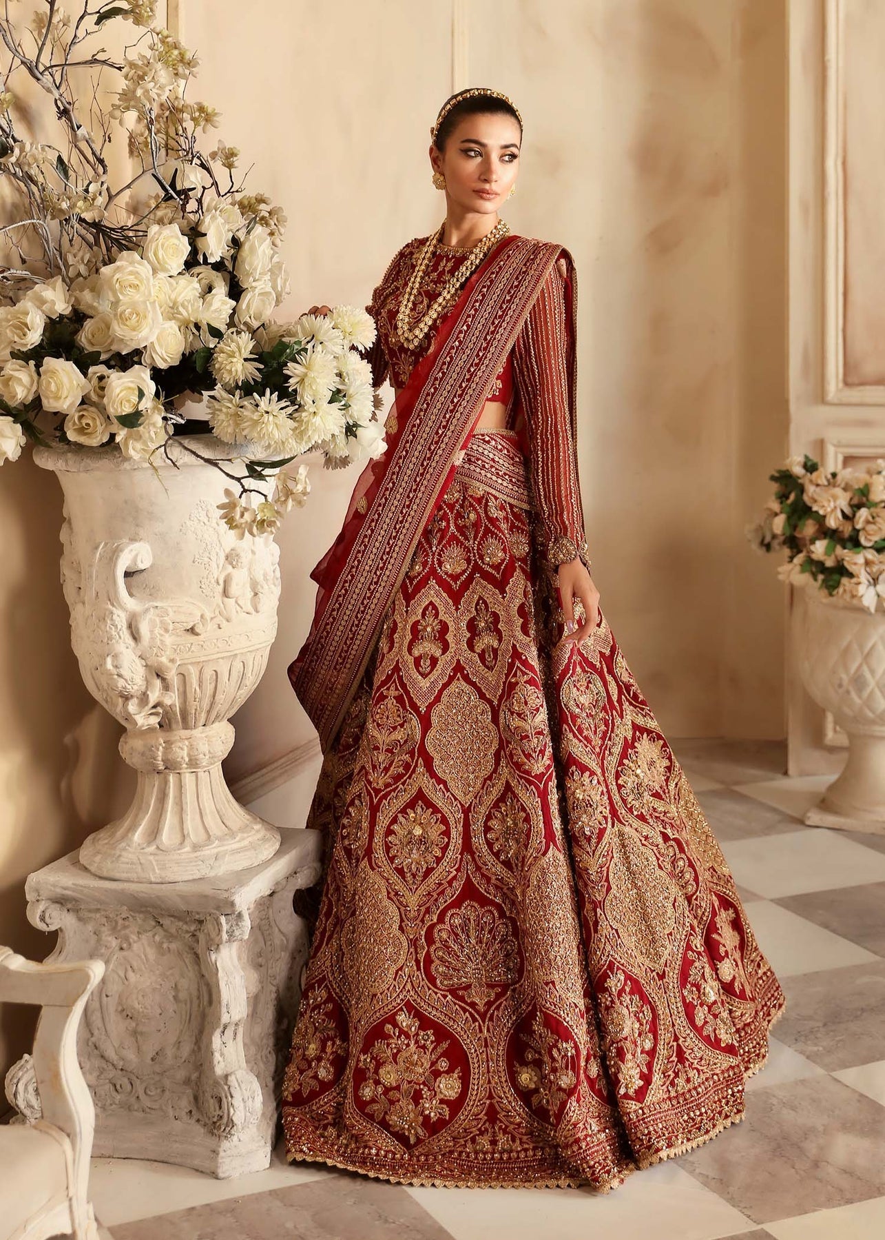 Akbar Aslam | Aleia Luxury Formals | Rosier by Akbar Aslam - Designer Dress - Type: Bridal - Available at Libayah - 100% Original