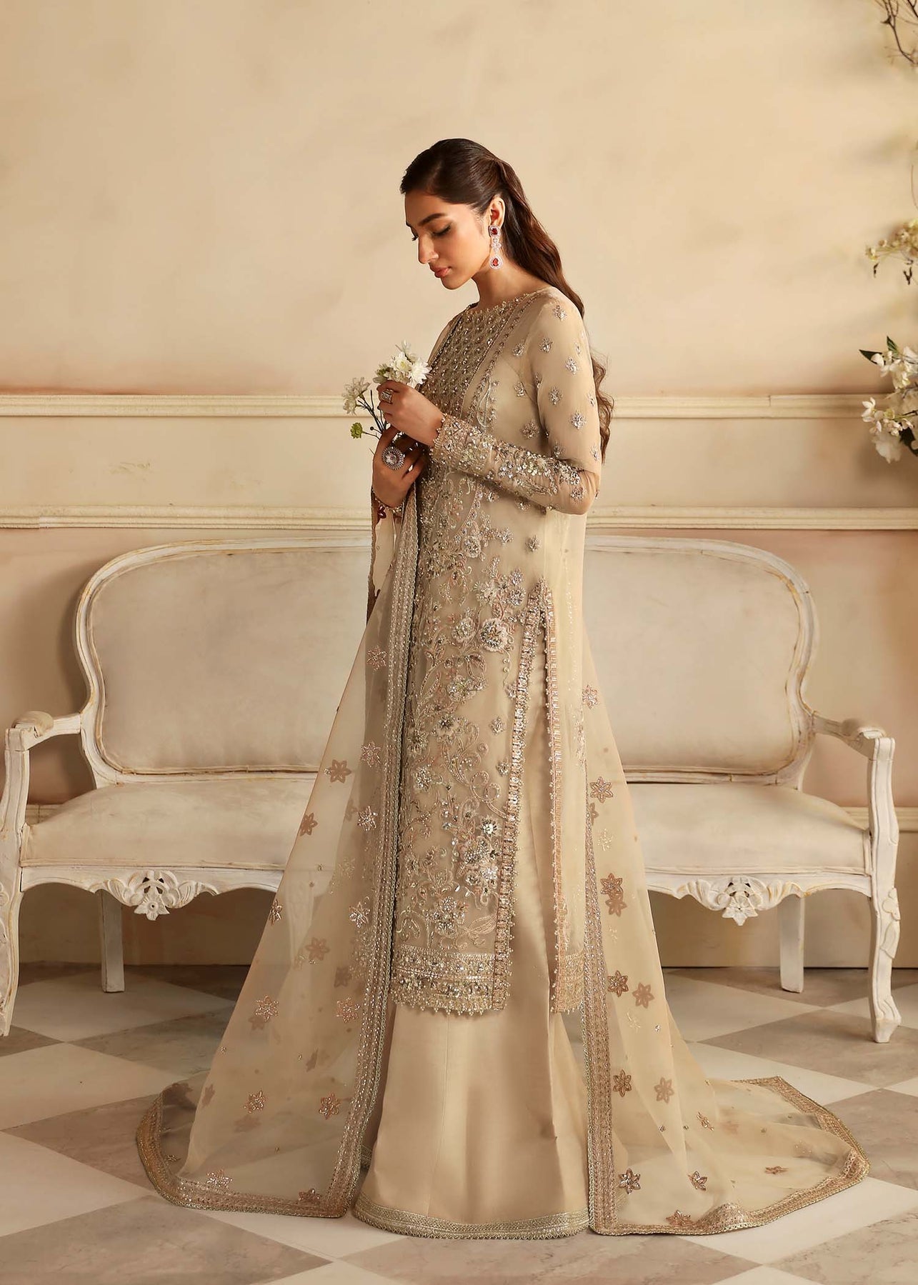 Akbar Aslam | Aleia Luxury Formals | Nacar by Akbar Aslam - Designer Dress - Type: Bridal - Available at Libayah - 100% Original