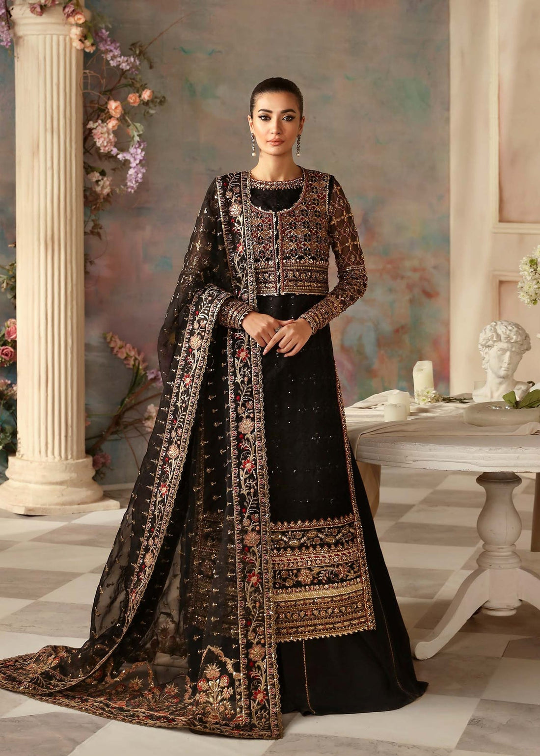 Akbar Aslam | Aleia Luxury Formals | Ebene by Akbar Aslam - Designer Dress - Type: Bridal - Available at Libayah - 100% Original