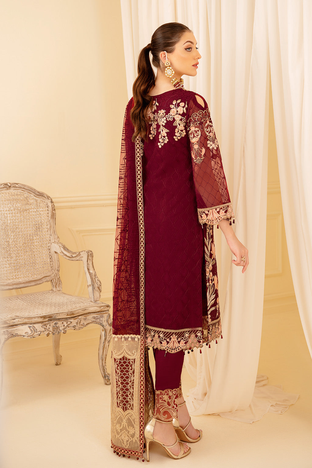 Ramsha | Minhal Organza Collection | M-706 by Ramsha - Designer Dress - Type: Ladies Clothes - Available at Libayah - 100% Original