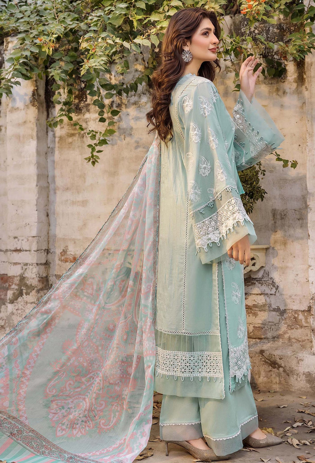 Adans Libas | Inara 25 | CHIKANKARI 4770 by Adans Libas - Designer Dress - Type: Ladies Clothes - Available at Libayah - 100% Original