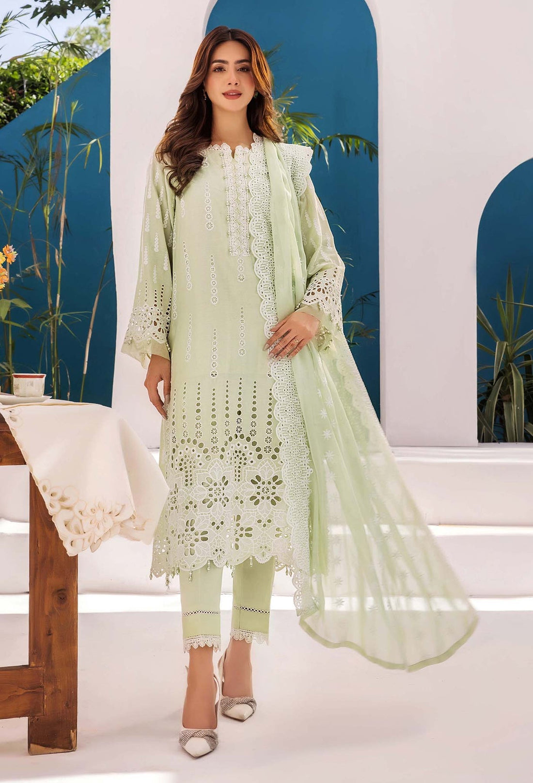 Adans Libas | Stella Chikankari 25 | 1021 by Adans Libas - Designer Dress - Type: Ladies Clothes - Available at Libayah - 100% Original