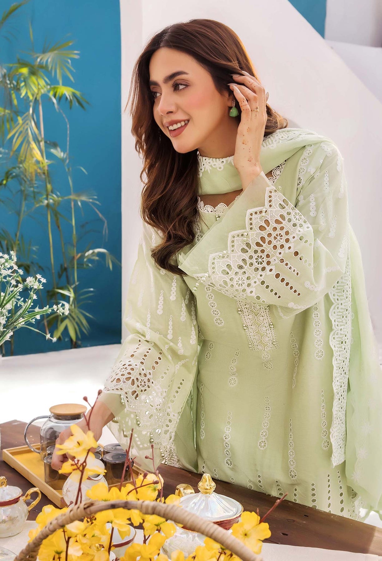 Adans Libas | Stella Chikankari 25 | 1021 by Adans Libas - Designer Dress - Type: Ladies Clothes - Available at Libayah - 100% Original