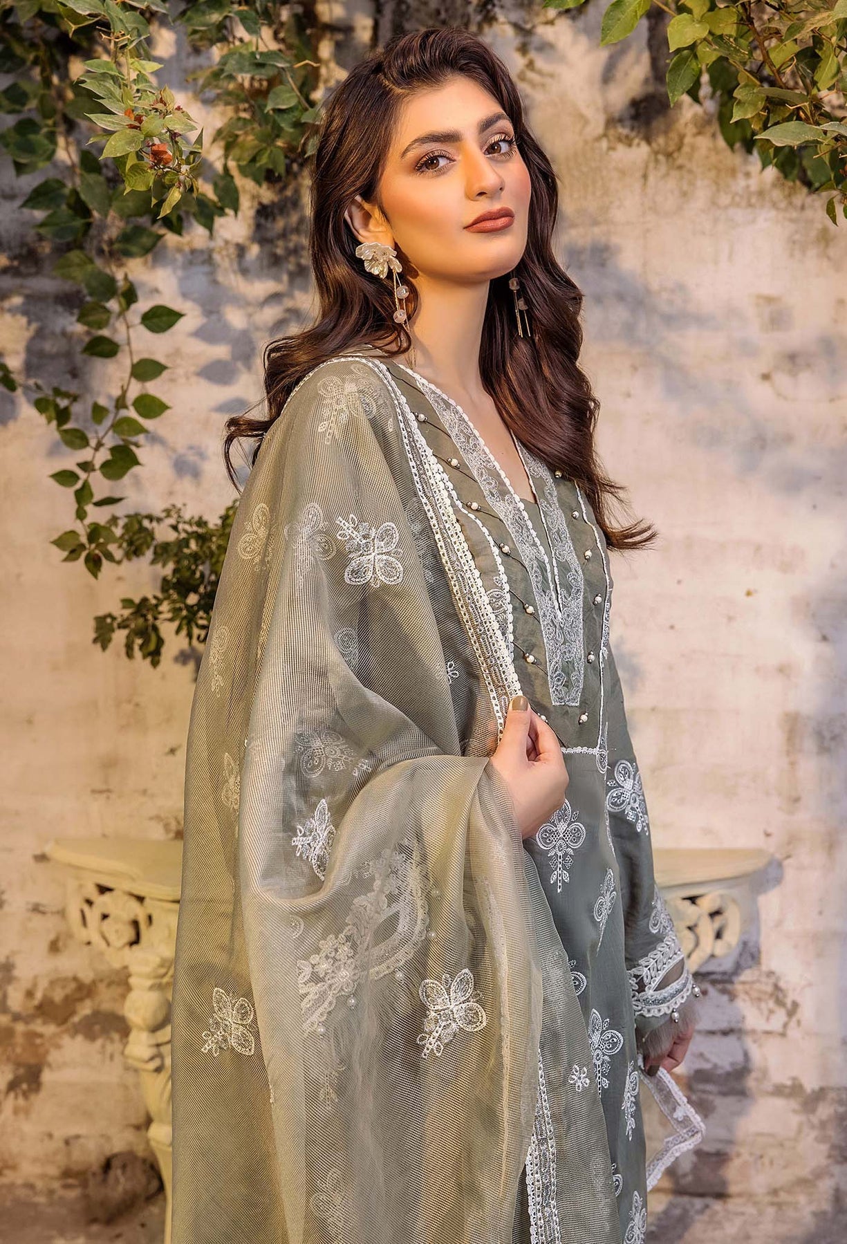 Adans Libas | Inara 25 | CHIKANKARI 4772 by Adans Libas - Designer Dress - Type: Ladies Clothes - Available at Libayah - 100% Original