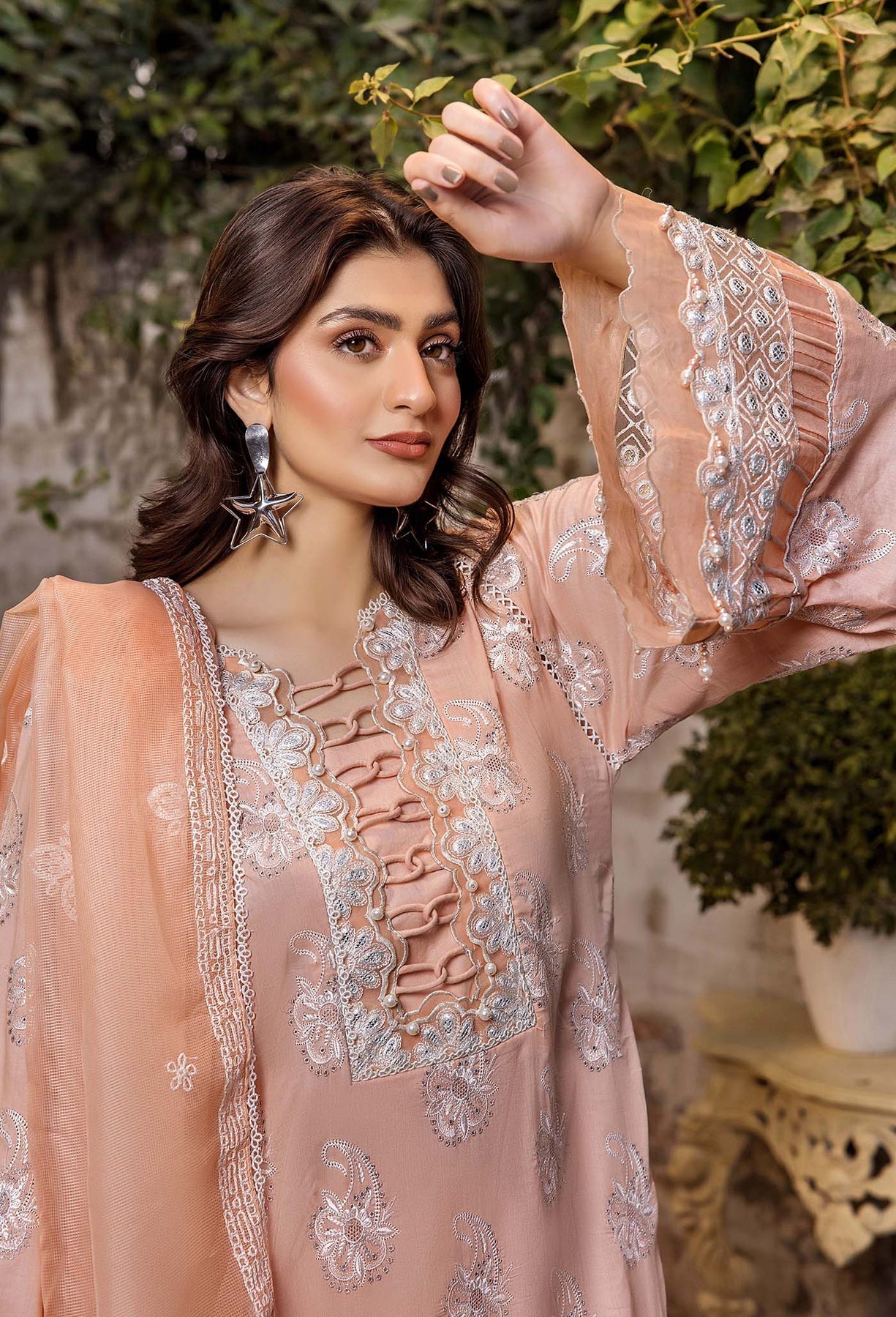 Adans Libas | Inara 25 | CHIKANKARI 4773 by Adans Libas - Designer Dress - Type: Ladies Clothes - Available at Libayah - 100% Original